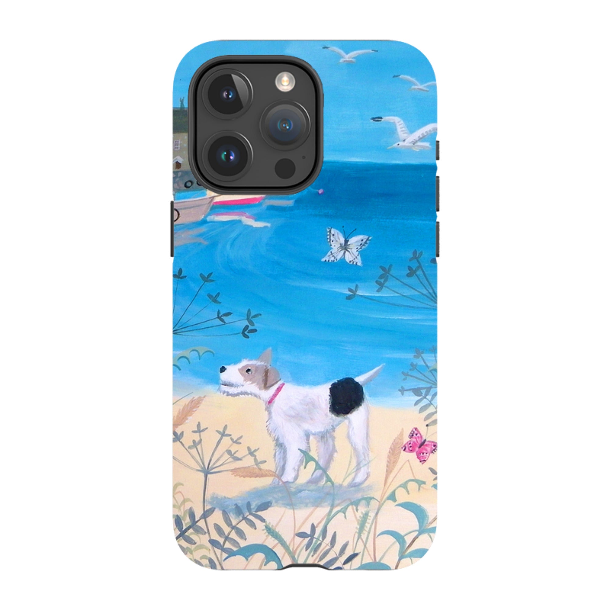 iPhone Tough Case - Seaside Dog By Mary Stubberfield