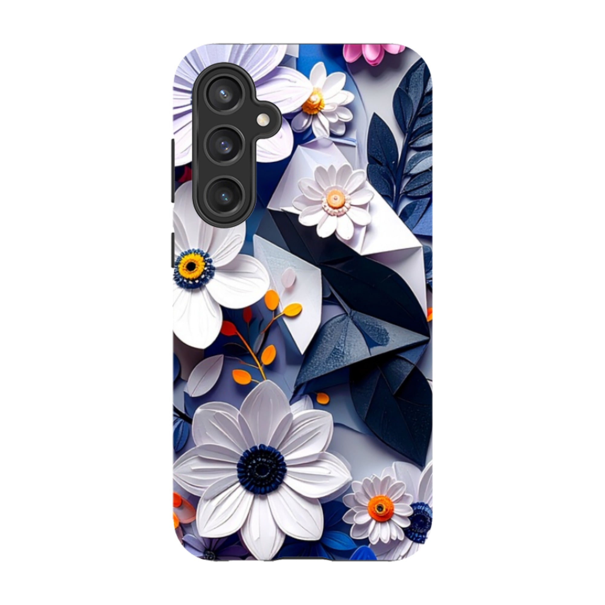 Samsung Tough Case - Summer Blue Florals