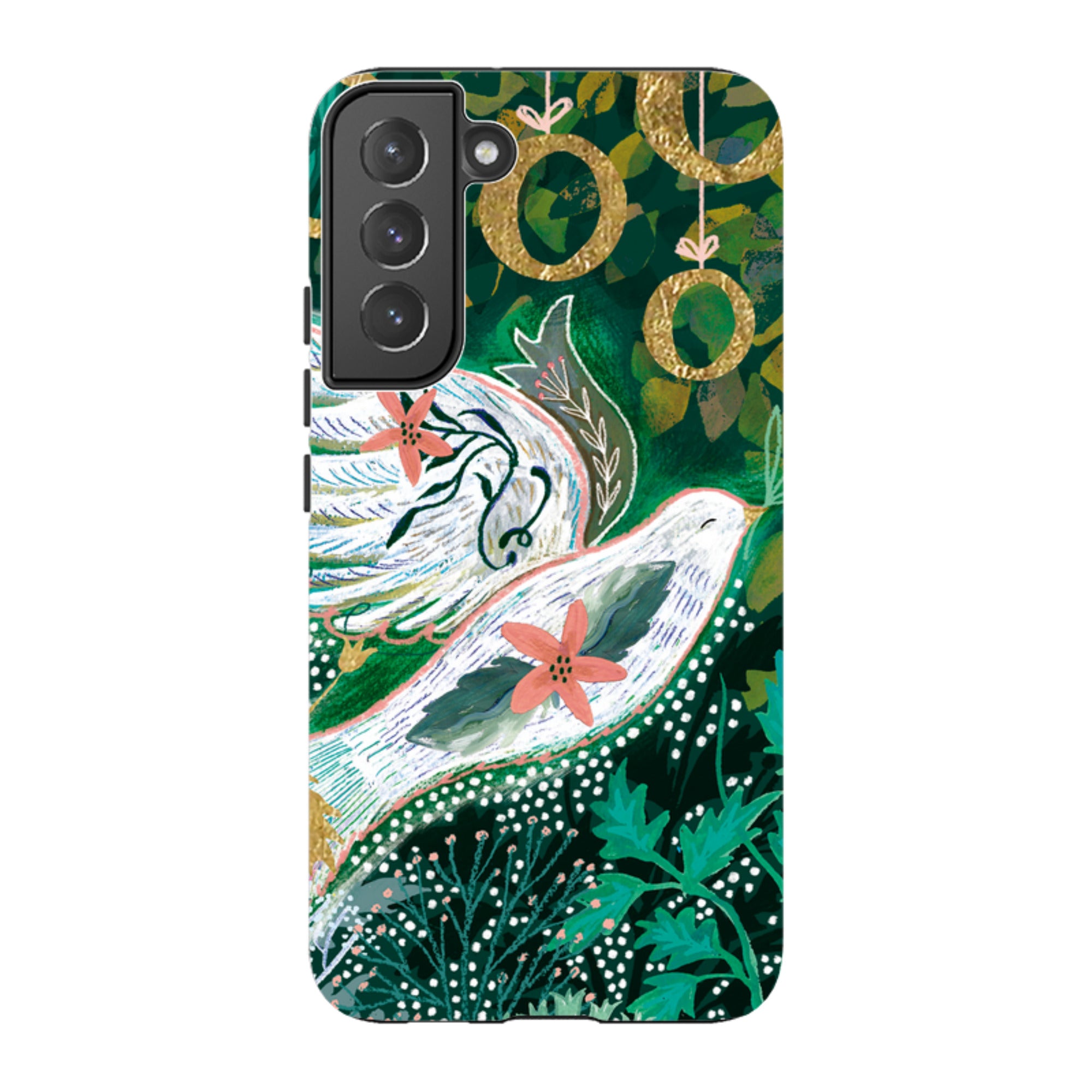 Samsung Tough Case - Gold Rings By Emma Frances Grant