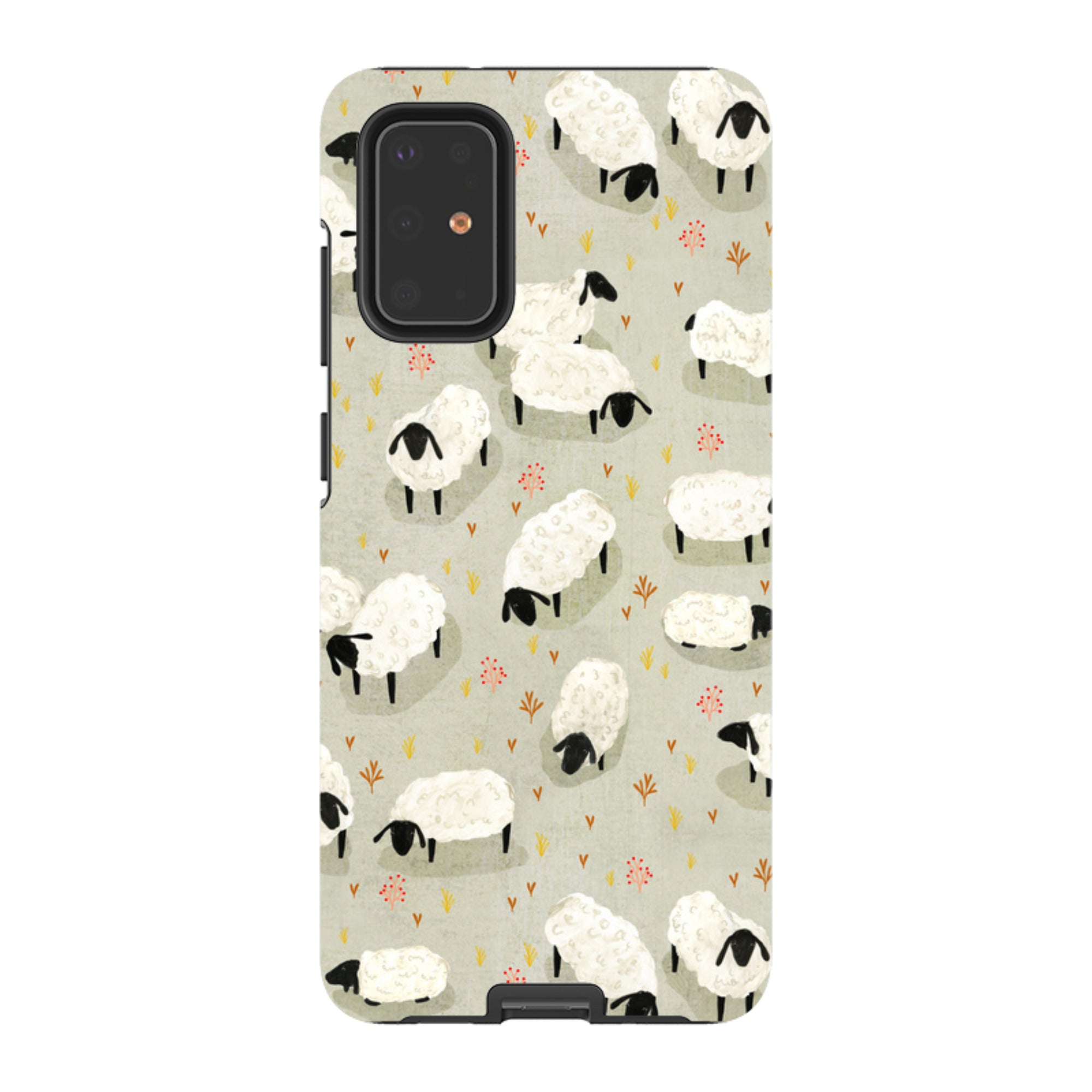 Samsung Tough Case - Sheep Grey By Katherine Quinn