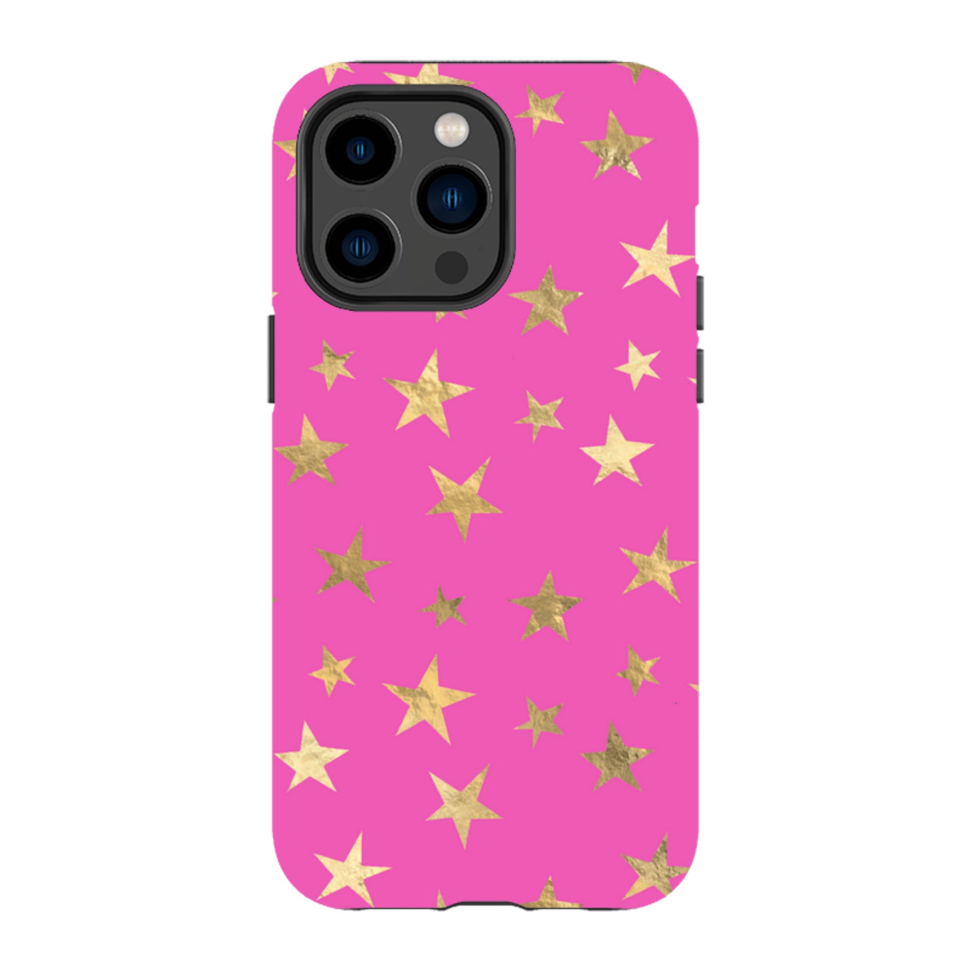 iPhone Tough Case - Pink and Gold Stars