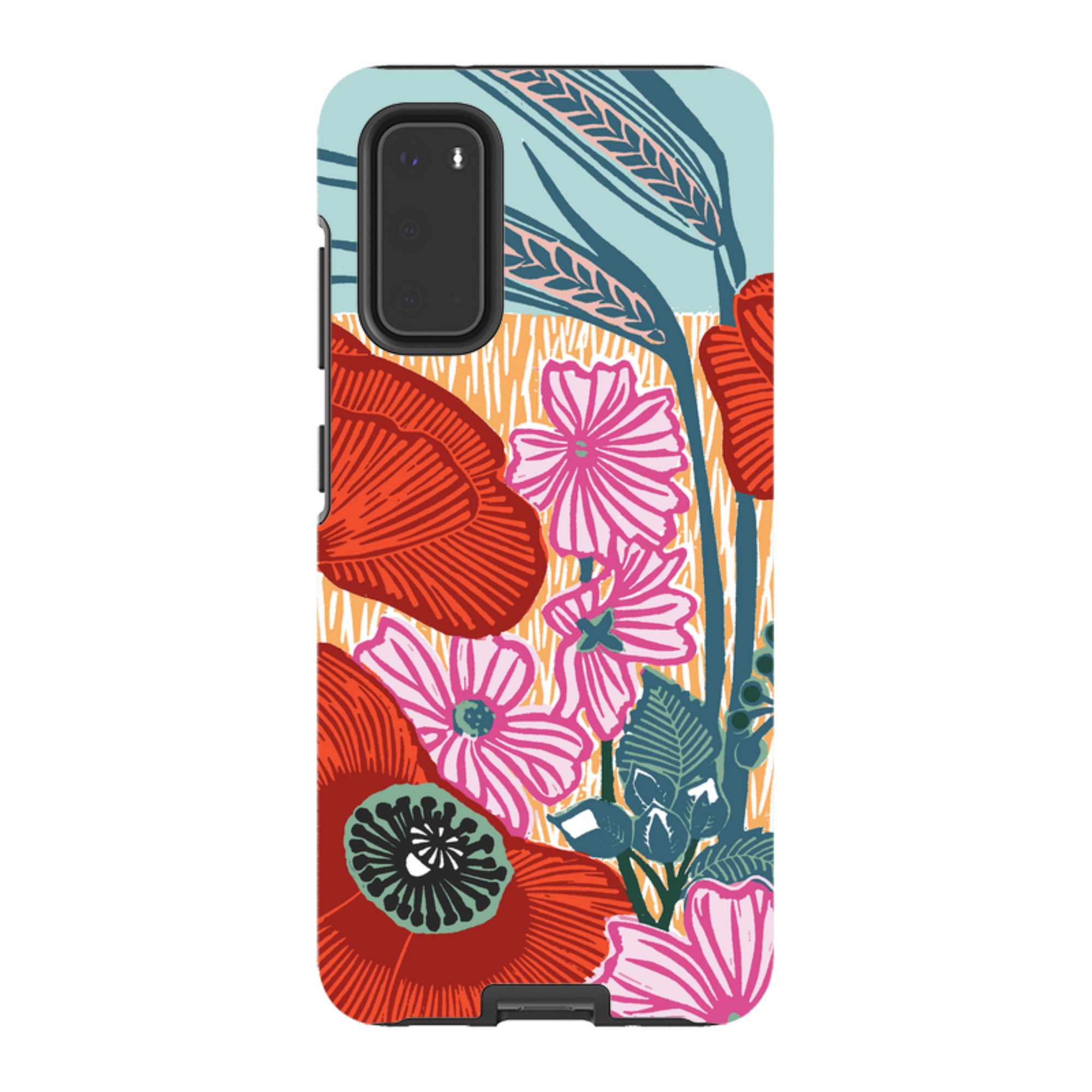 Samsung Tough Case - Wild Poppies By Kate Heiss