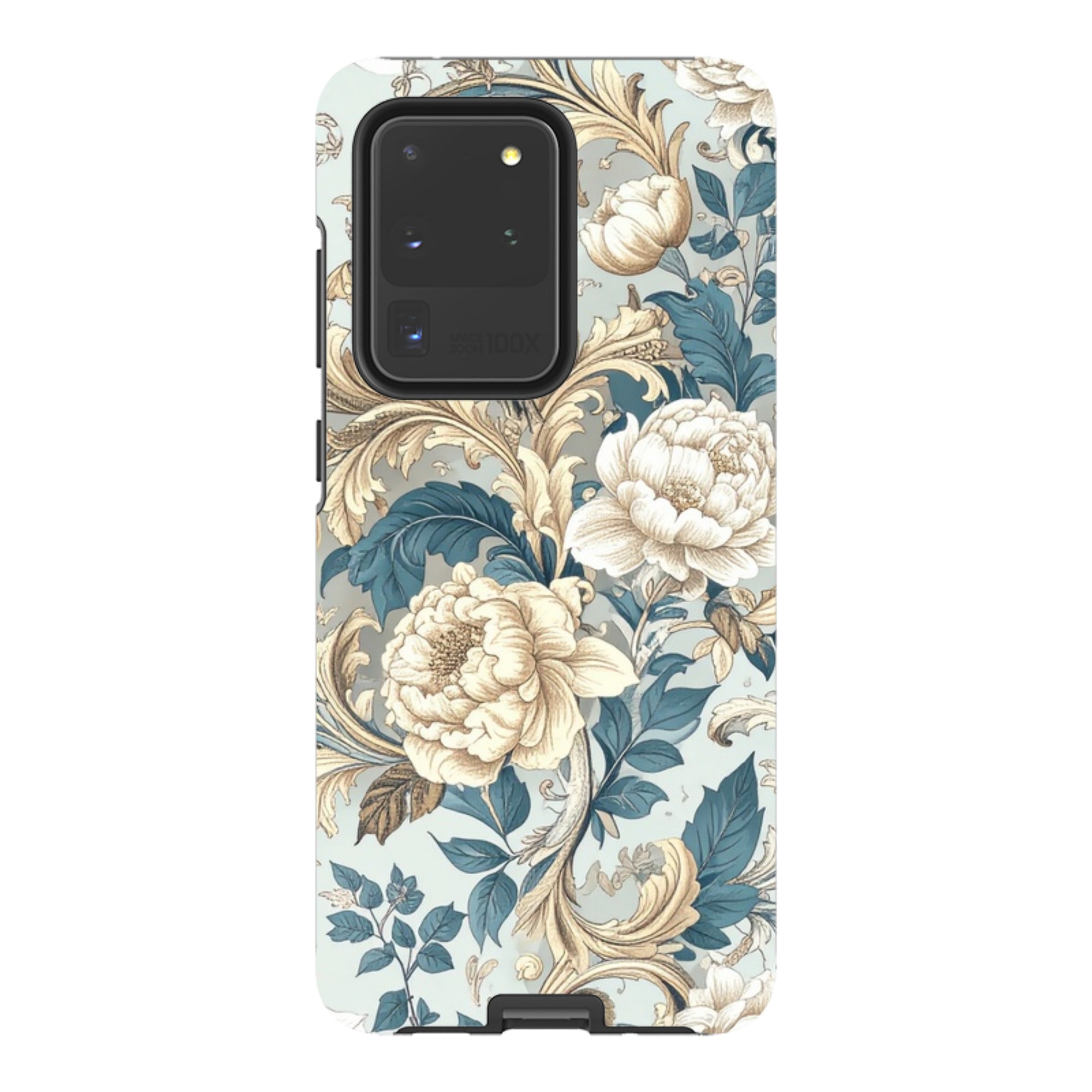 Samsung Tough  Case - Blue and Gold Summer