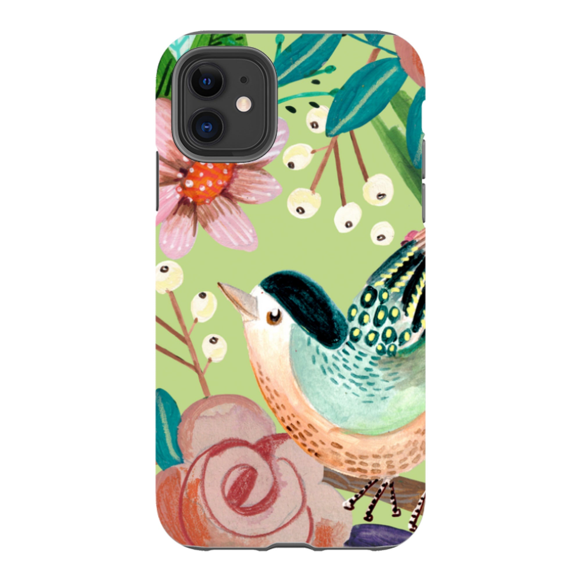 iPhone Tough Case - Bird By Caroline Bonne Muller