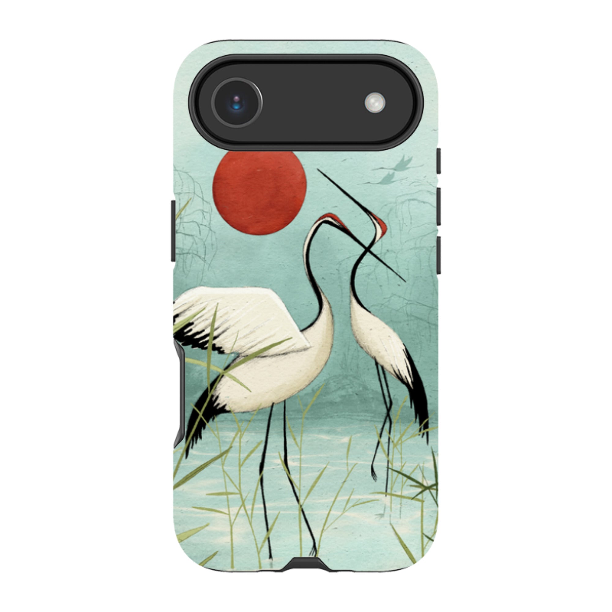 iPhone Tough Case - Cranes By Maja Lindberg