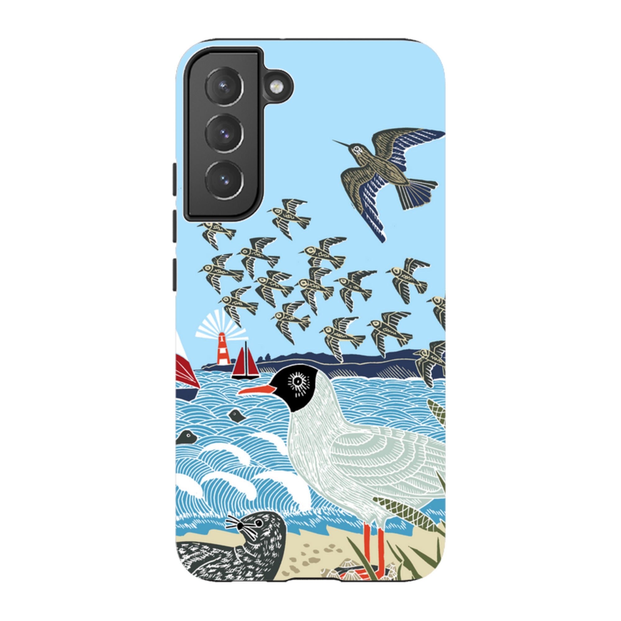 Samsung Tough  Case - Seagulls And Seals By Kate heiss