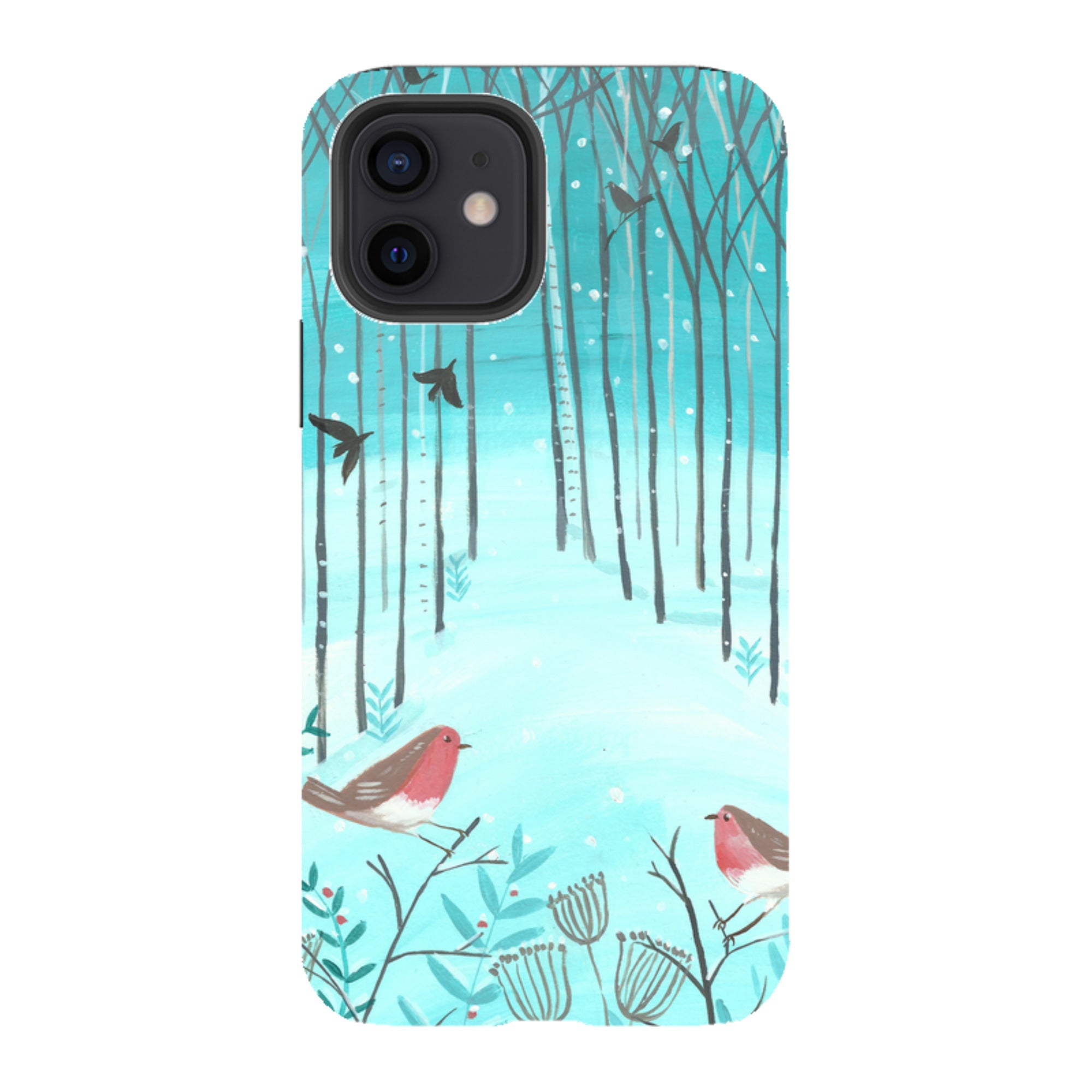 iPhone Tough Case - Winter Forest By Mary Stubberfield