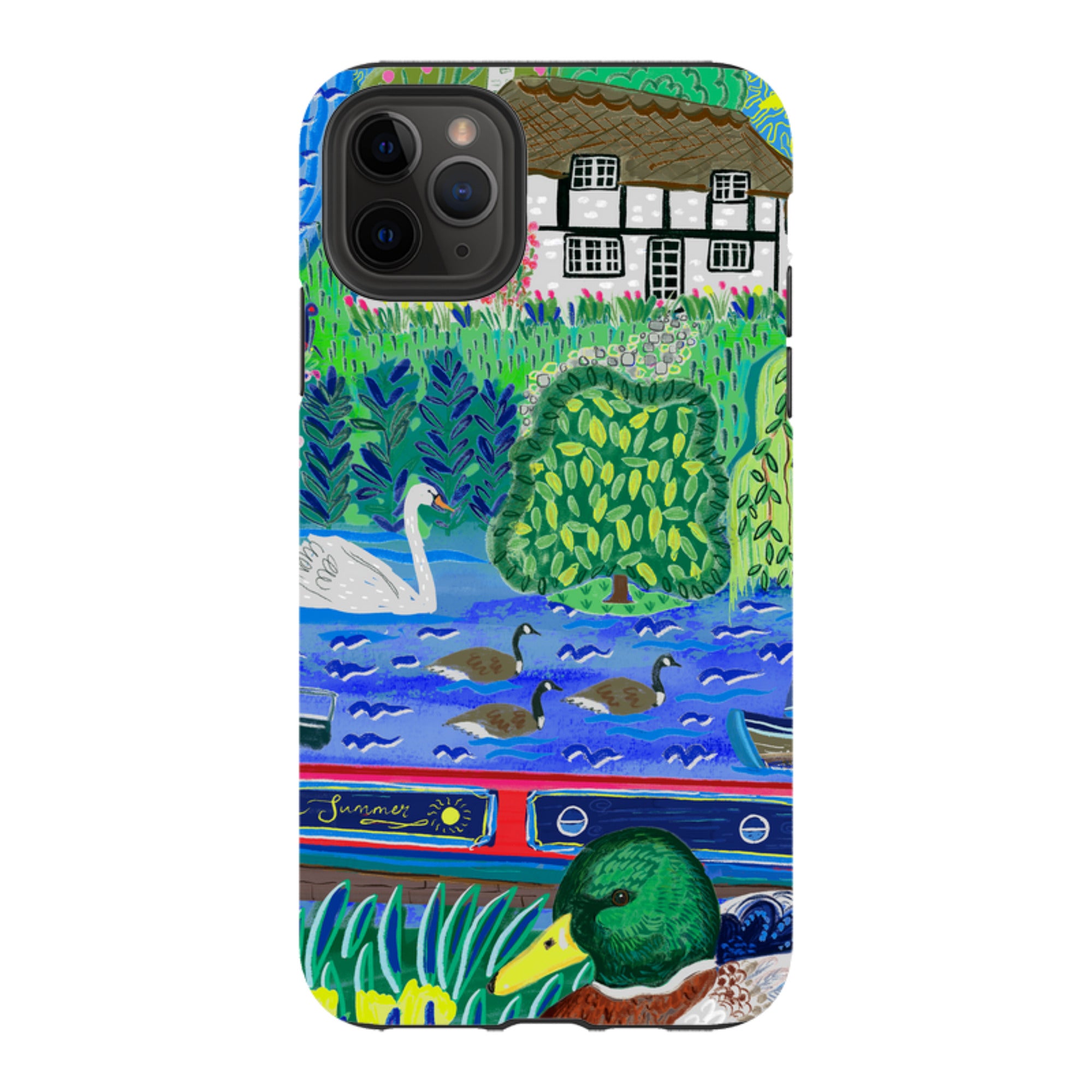 iPhone Tough Case - Canalside By Emma Frances Grant