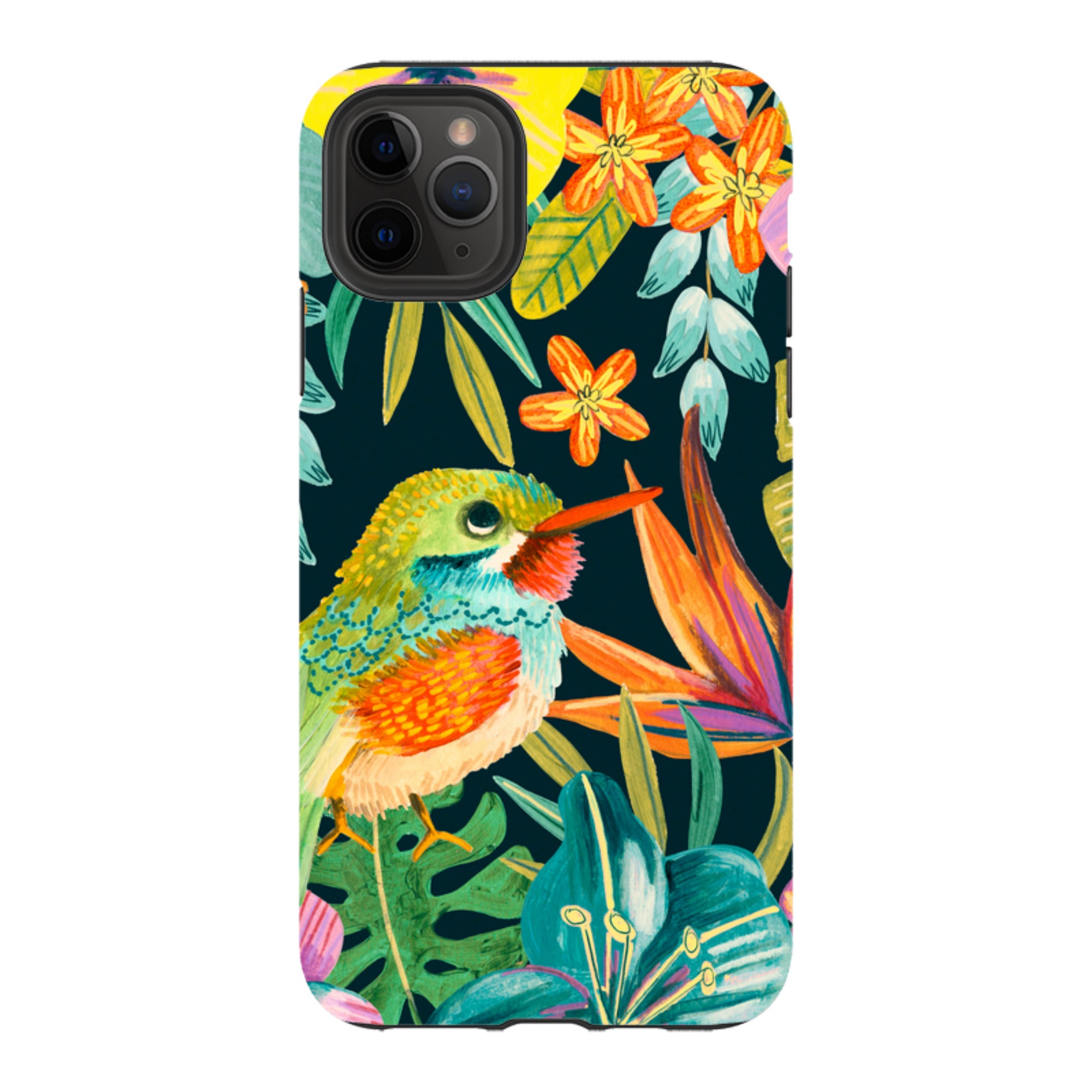 iPhone Tough Case - Tropical Bird By Caroline Bonne Muller