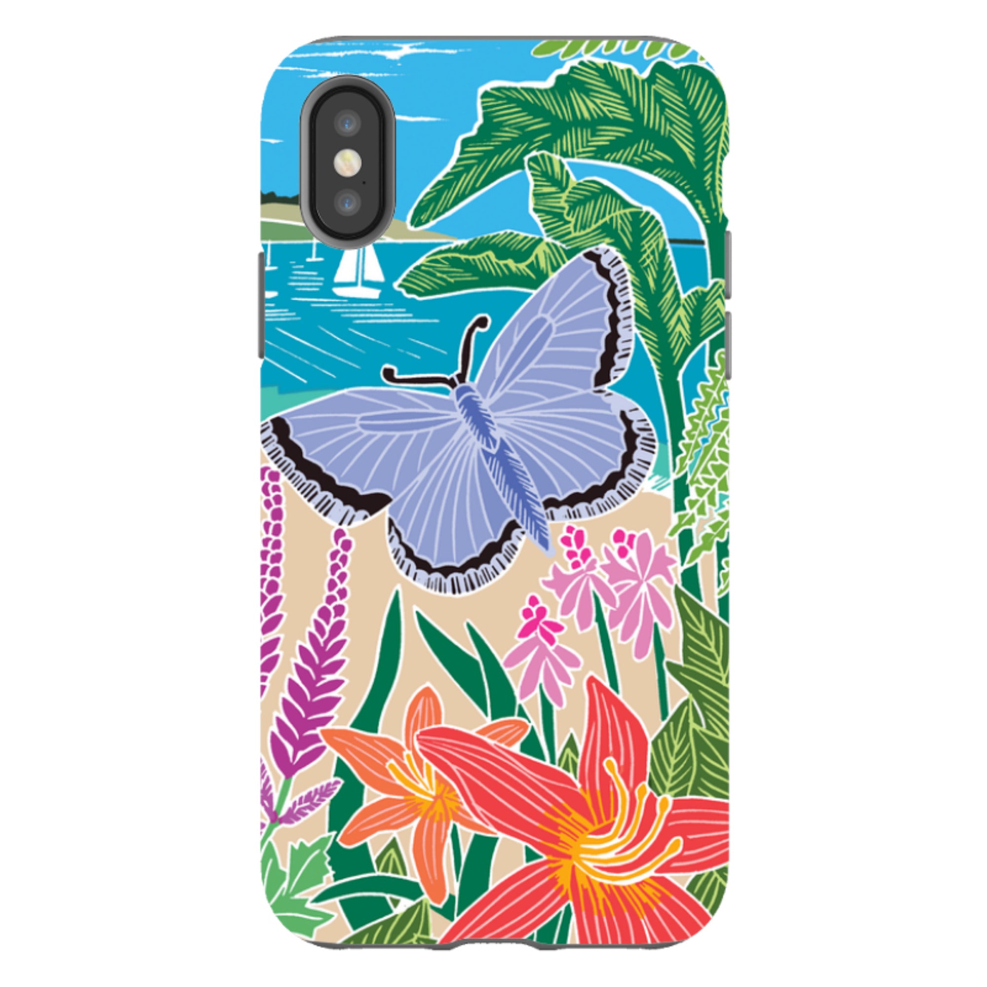 iPhone Tough Case - Trebah Garden By Kate Heiss