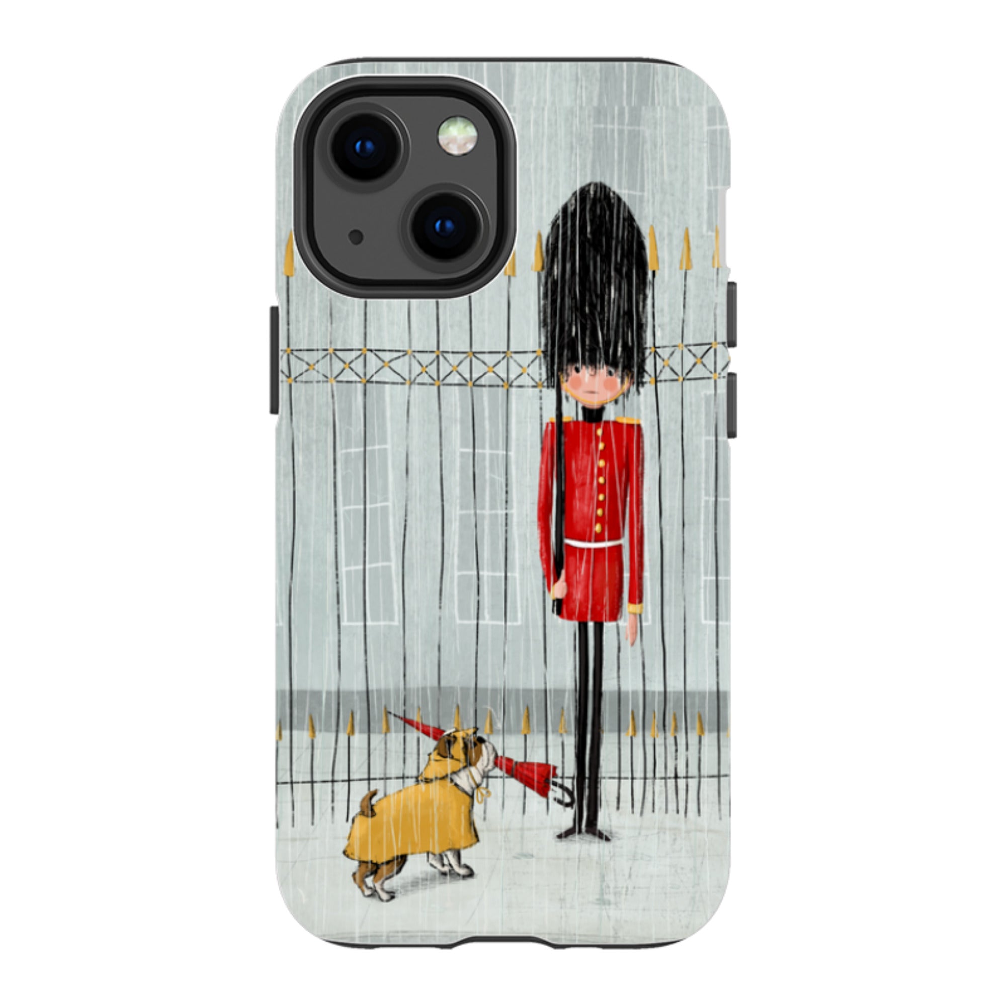 iPhone Tough Case - London In Rain By Maja Lindberg