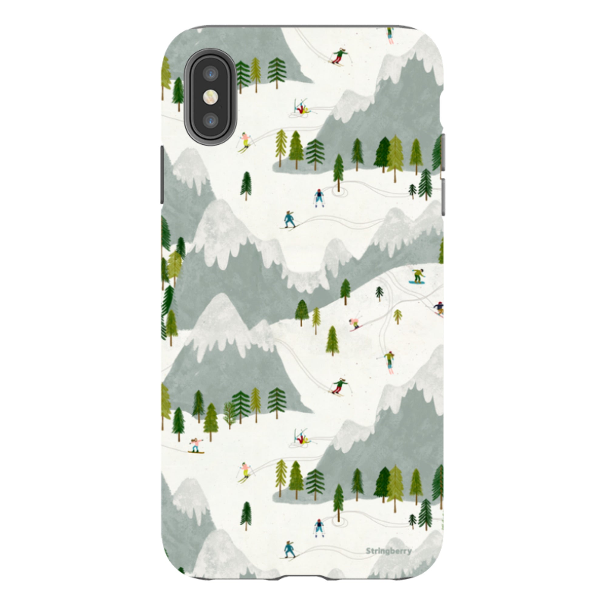 iPhone Tough Case - Winter Landscape I By Katherine Quinn