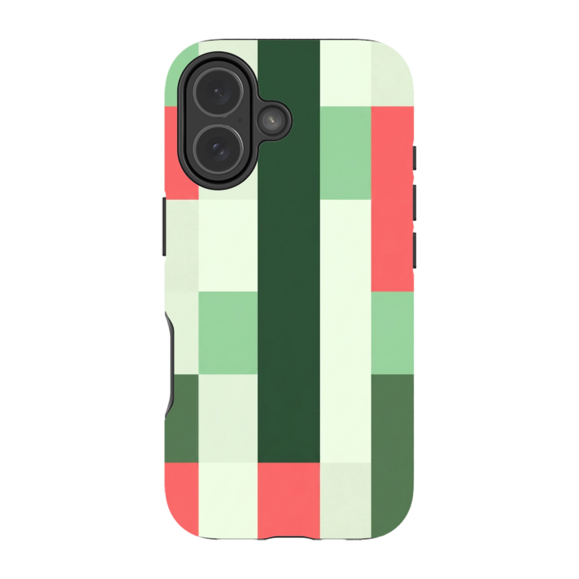 iPhone MagSafe Tough Case - Retro Abstract Gingham