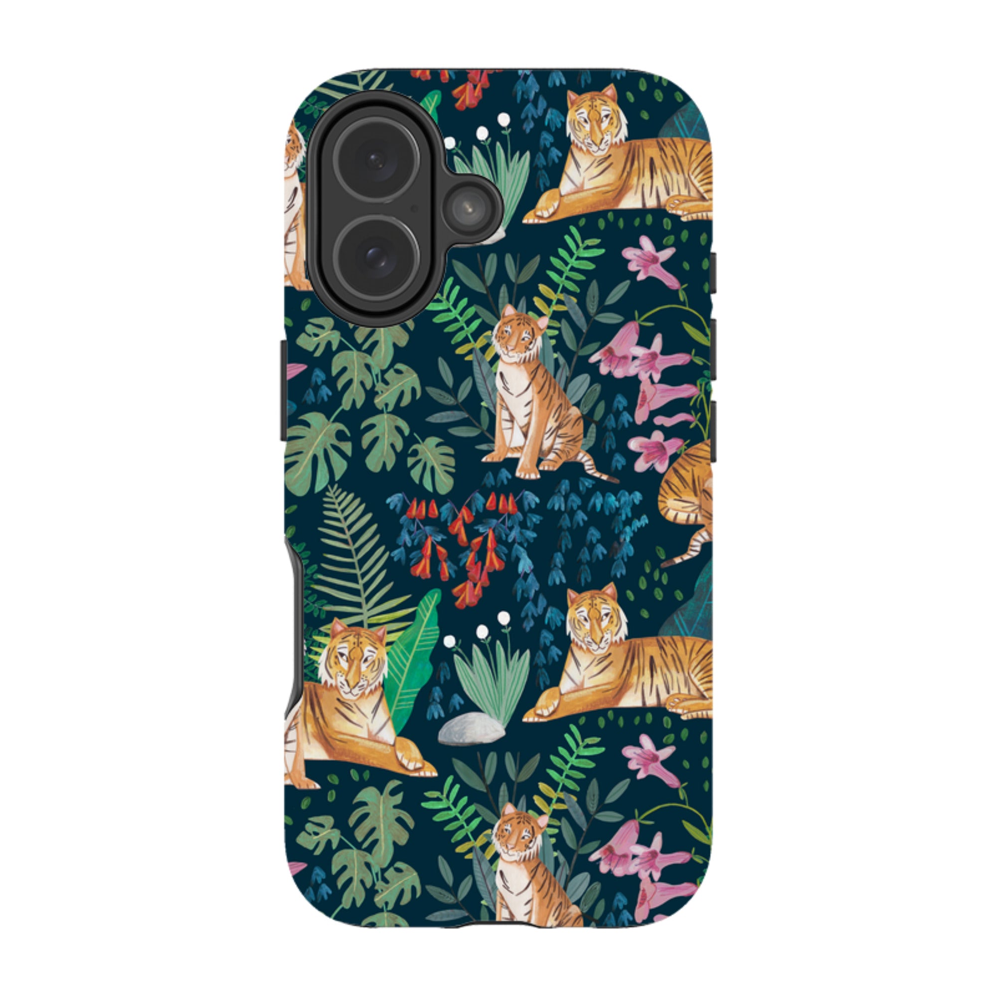 iPhone MagSafe Tough Case -  Tiger Pattern II By Caroline Bonne Muller