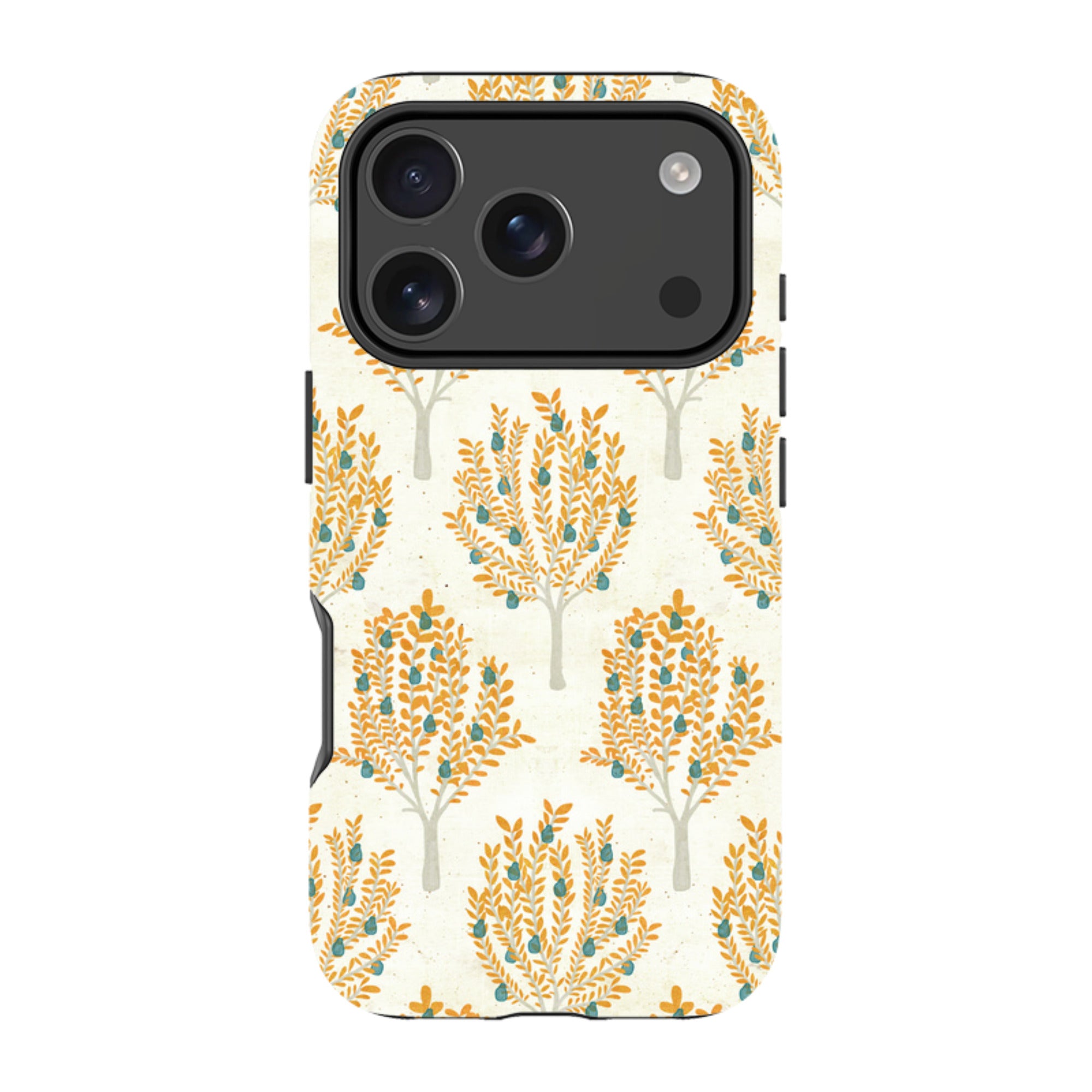 iPhone MagSafe Tough Case - Pear Trees Cream By Katherine Quinn