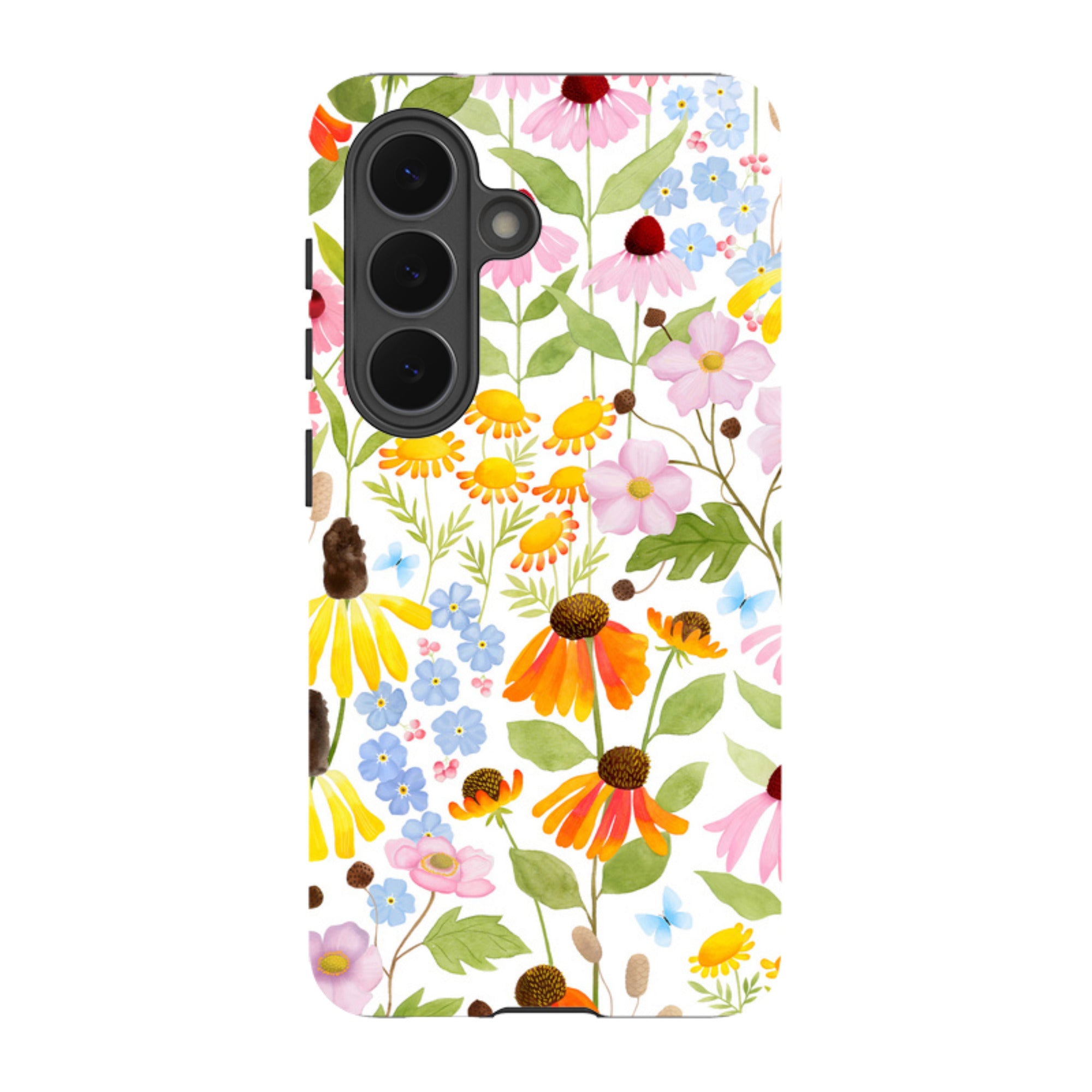 Samsung Tough Case - Wildflower Pattern By Bex Parkin