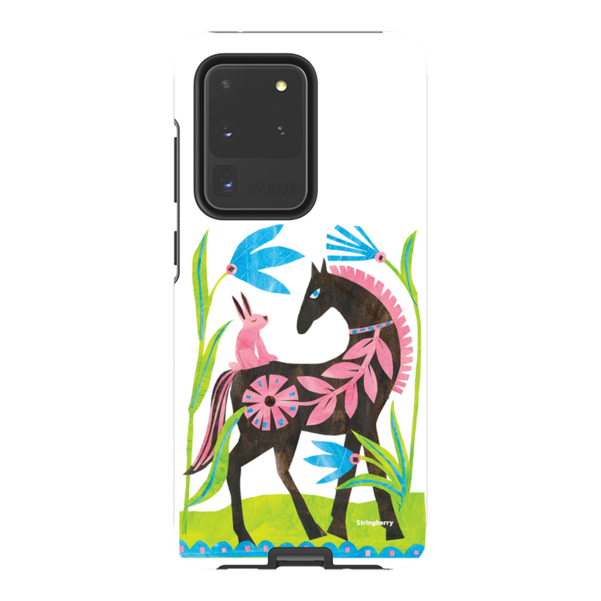 Samsung Tough Case - Folk Horse And Bunny By Tracey English