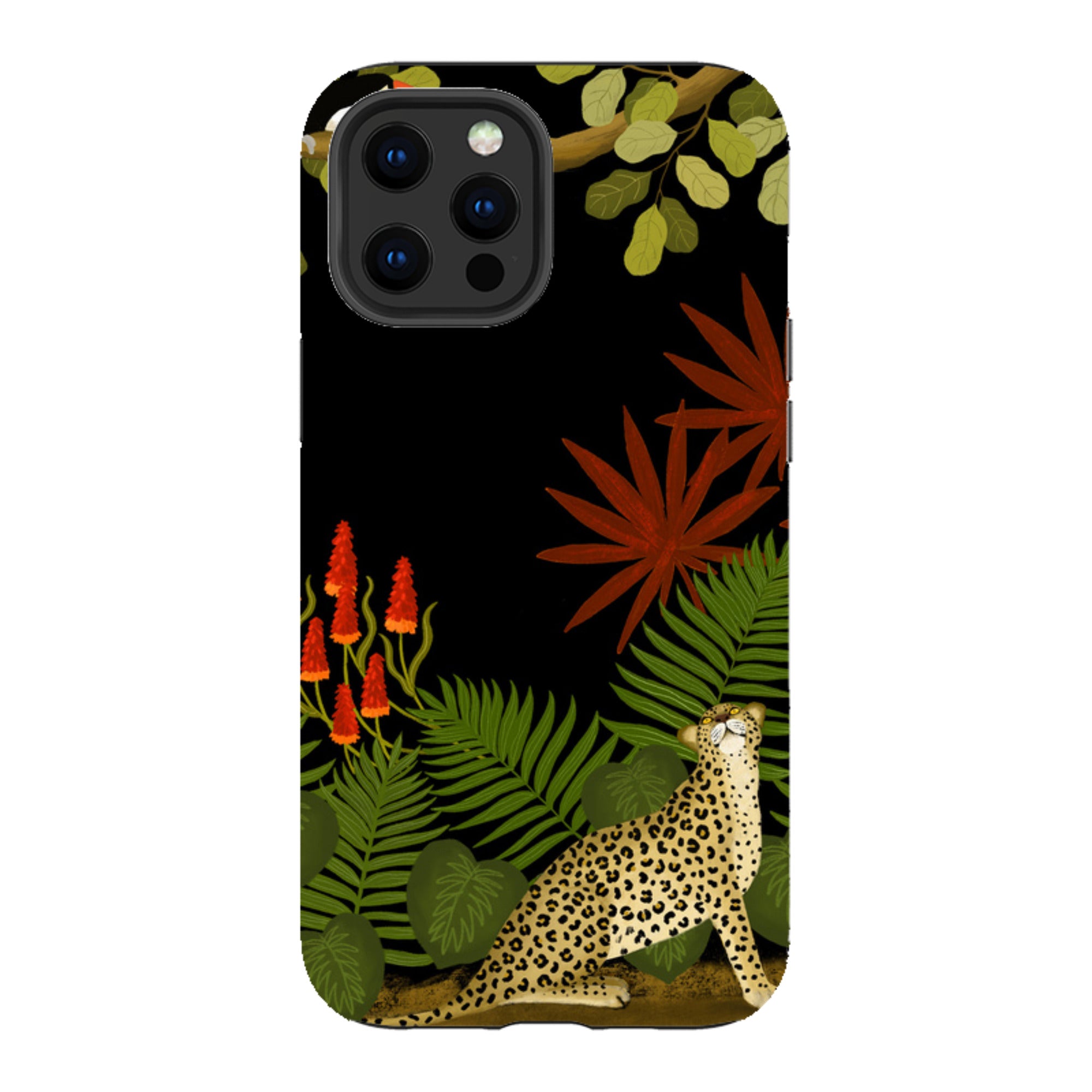 iPhone Tough Case - Toucan Leopard By Bex Parkin