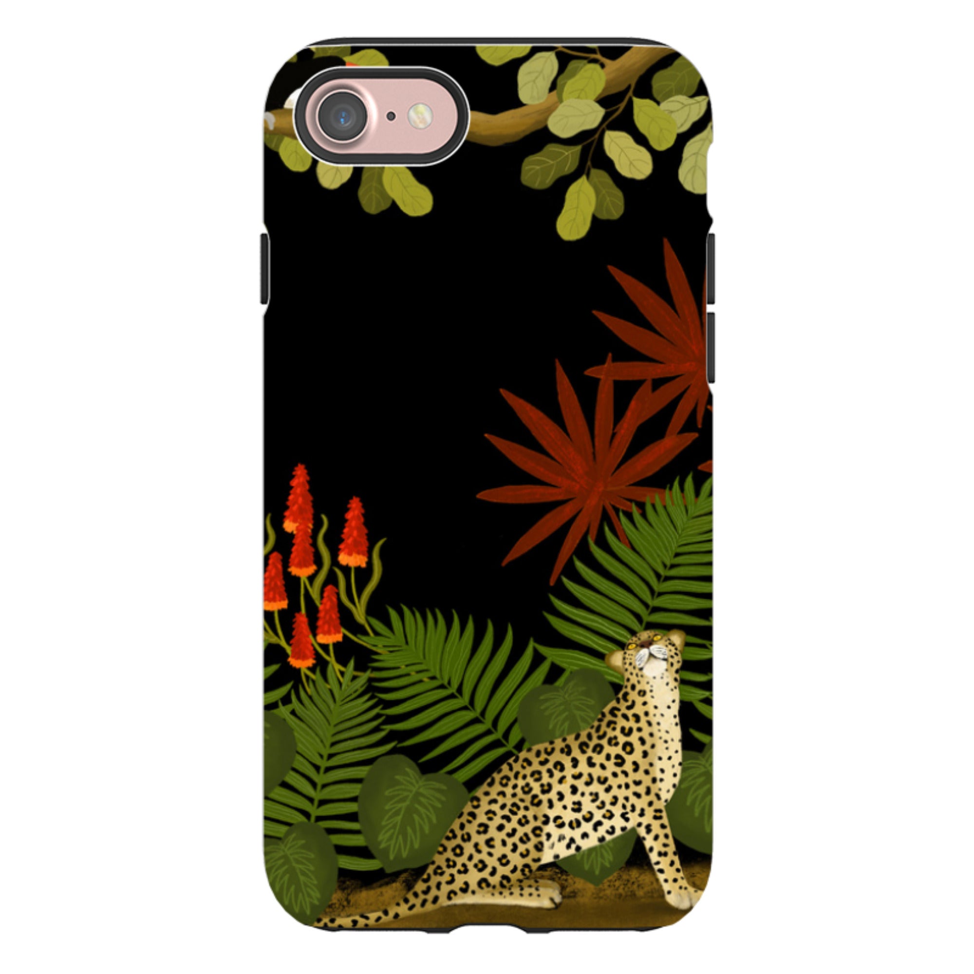 iPhone Tough Case - Toucan Leopard By Bex Parkin