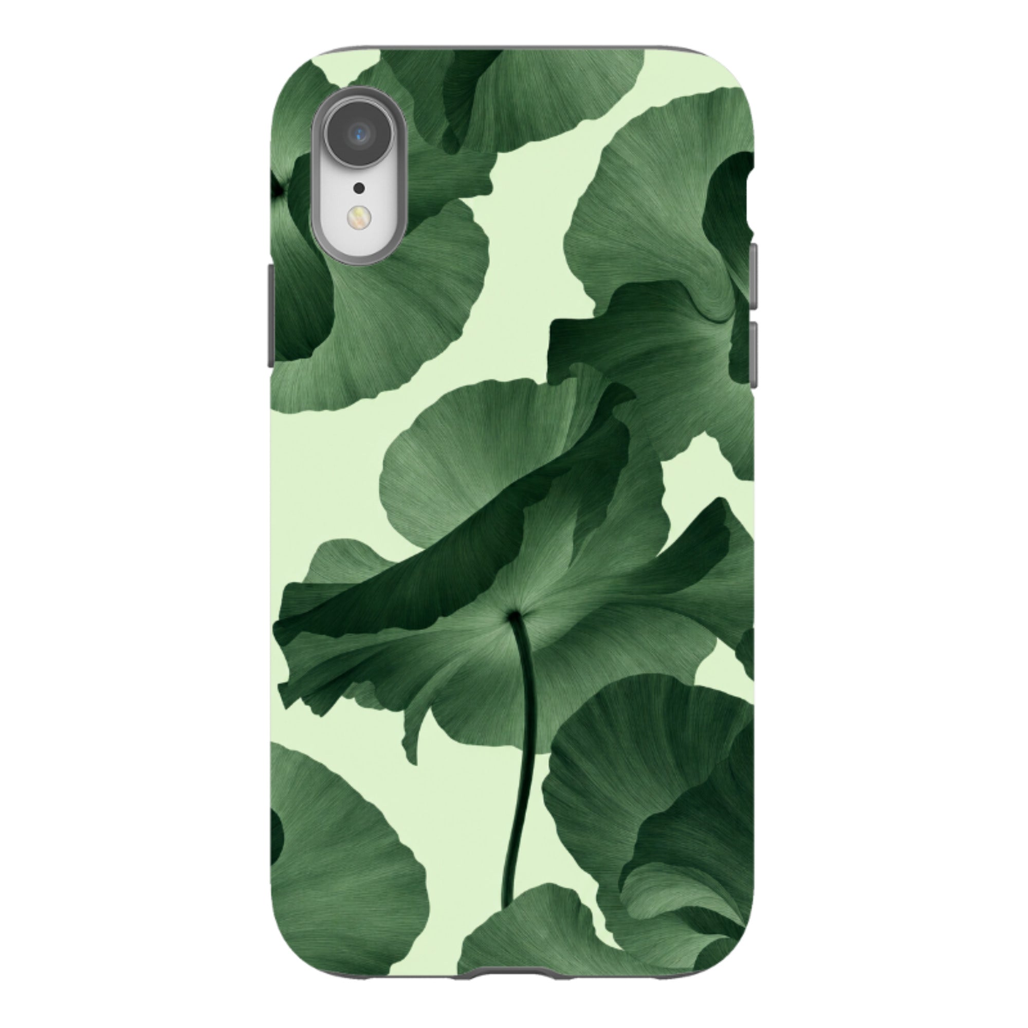 iPhone Tough Case - Sage Green Poppy