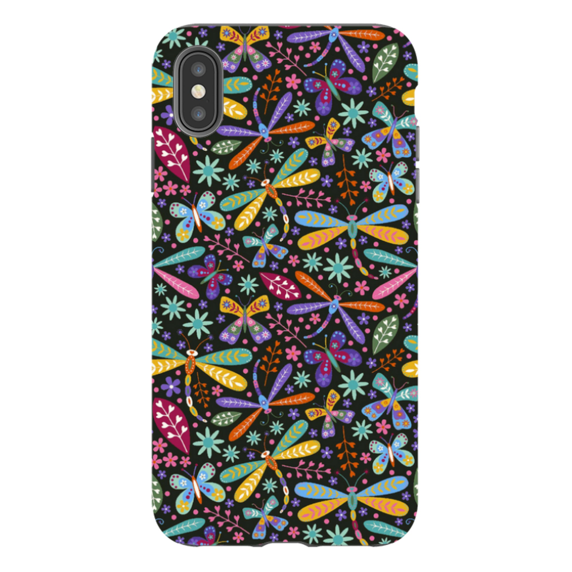 iPhone Tough Case - Dragonflies Multi By Suzy Taylor