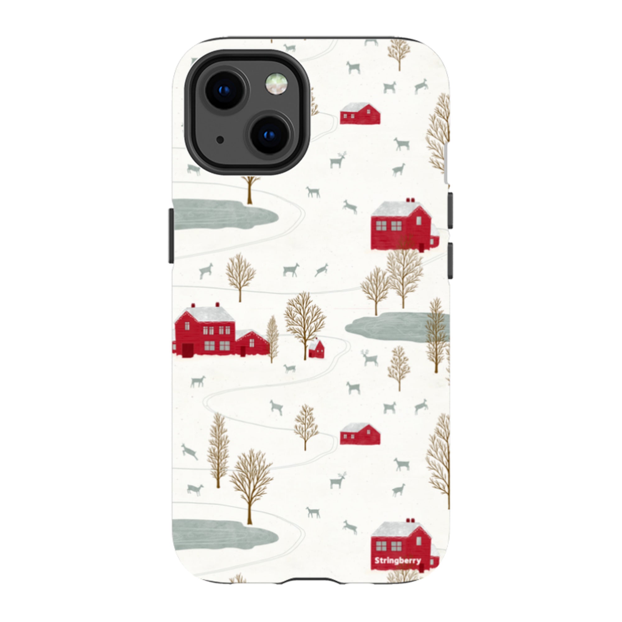 iPhone Tough Case - Winter Landscape II By Katherine Quinn