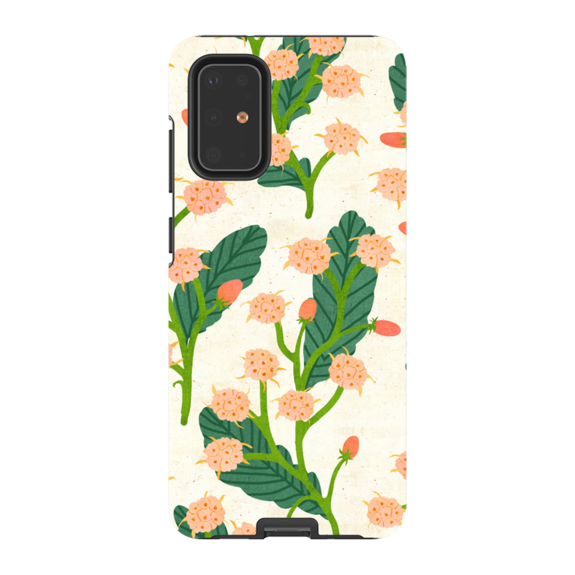Samsung Tough Case - Summer Seeds Cream By Katherine Quinn