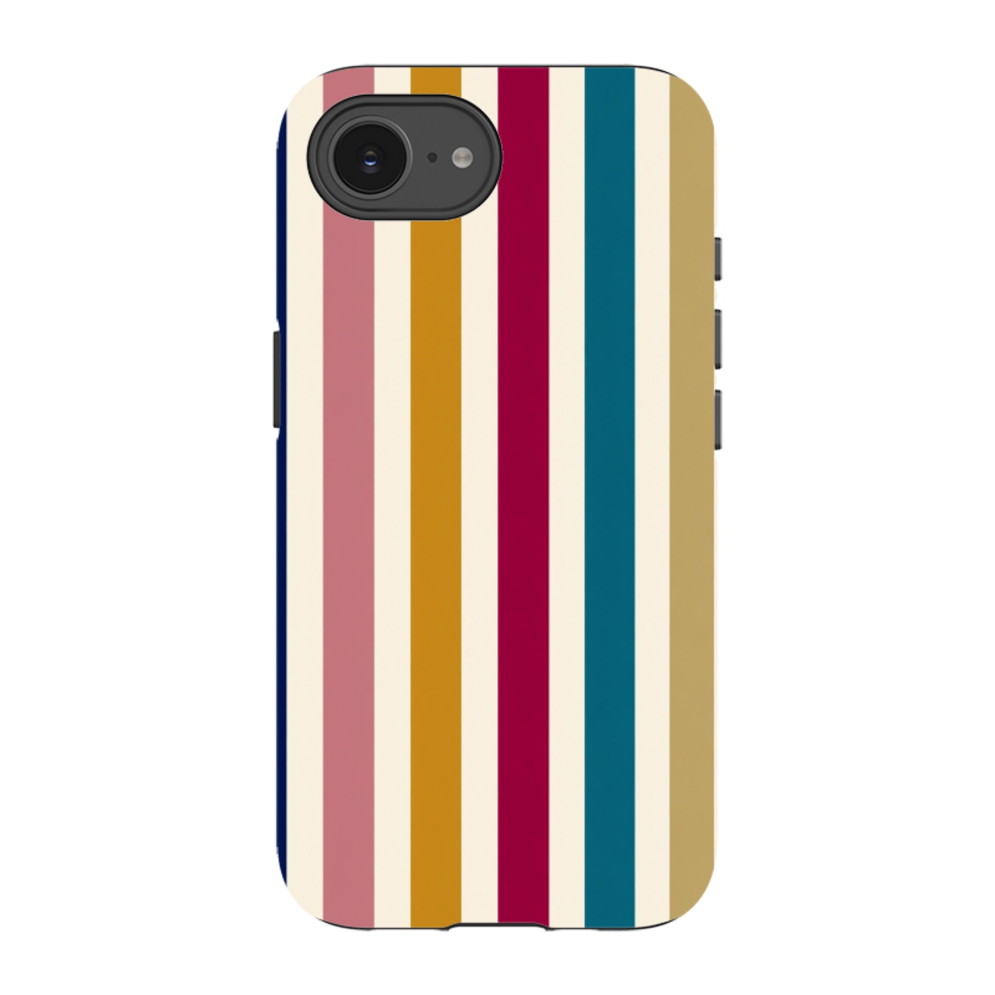 iPhone Tough Case - Mustard Gold Stripe