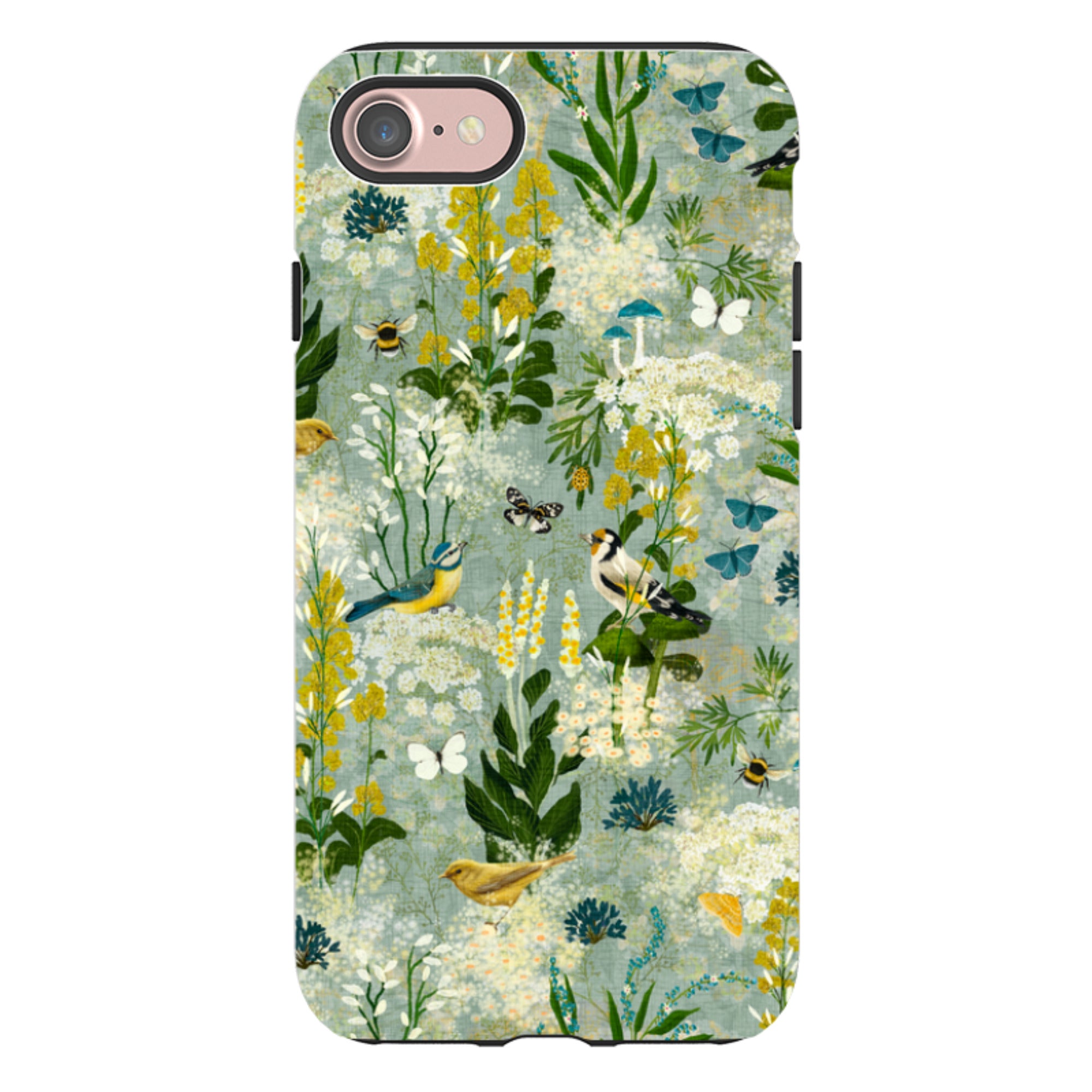 iPhone Tough Case - Song Bird Garden By Katherine Quinn