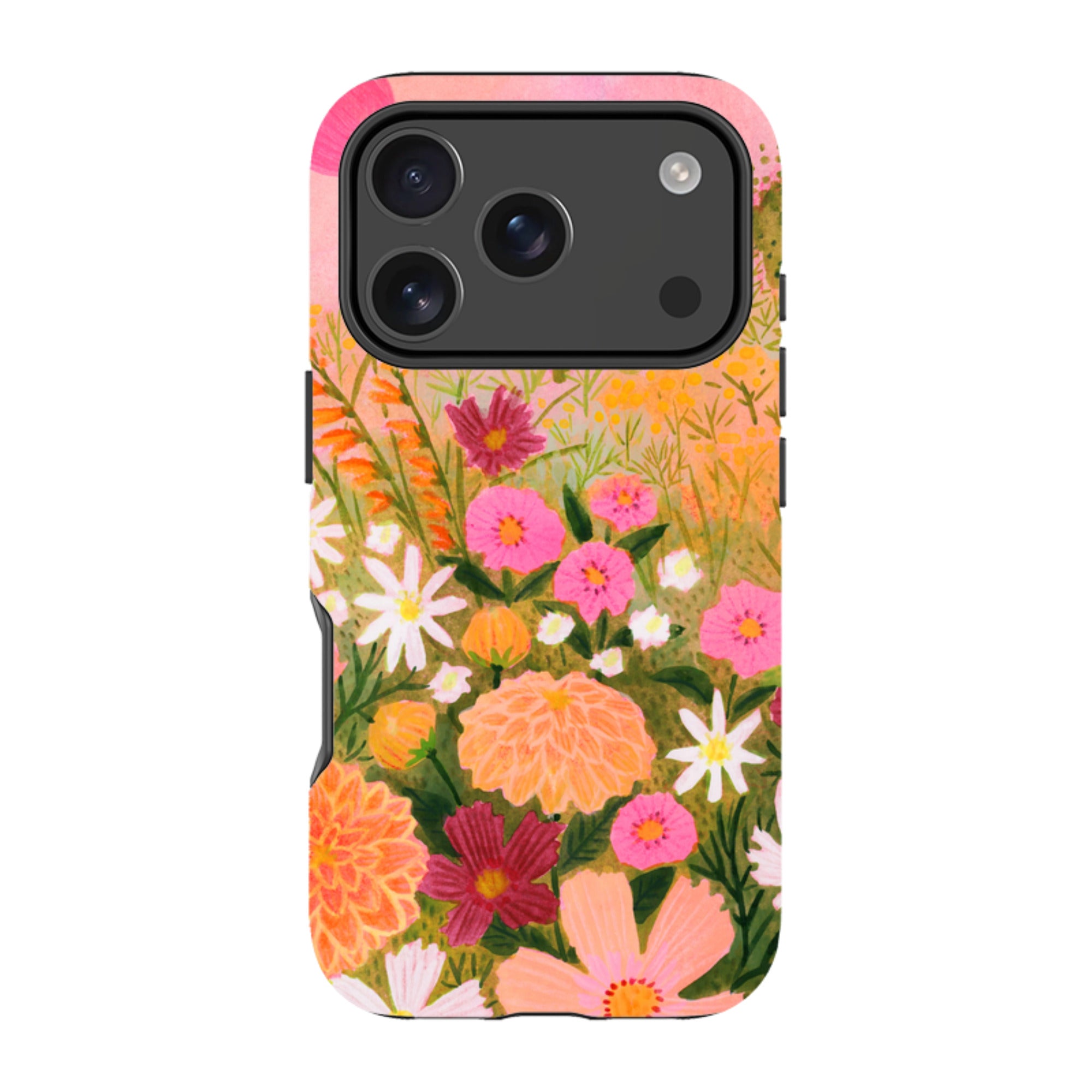 iPhone Tough Case - Flower Farm Sunset By Lee Foster Wilson