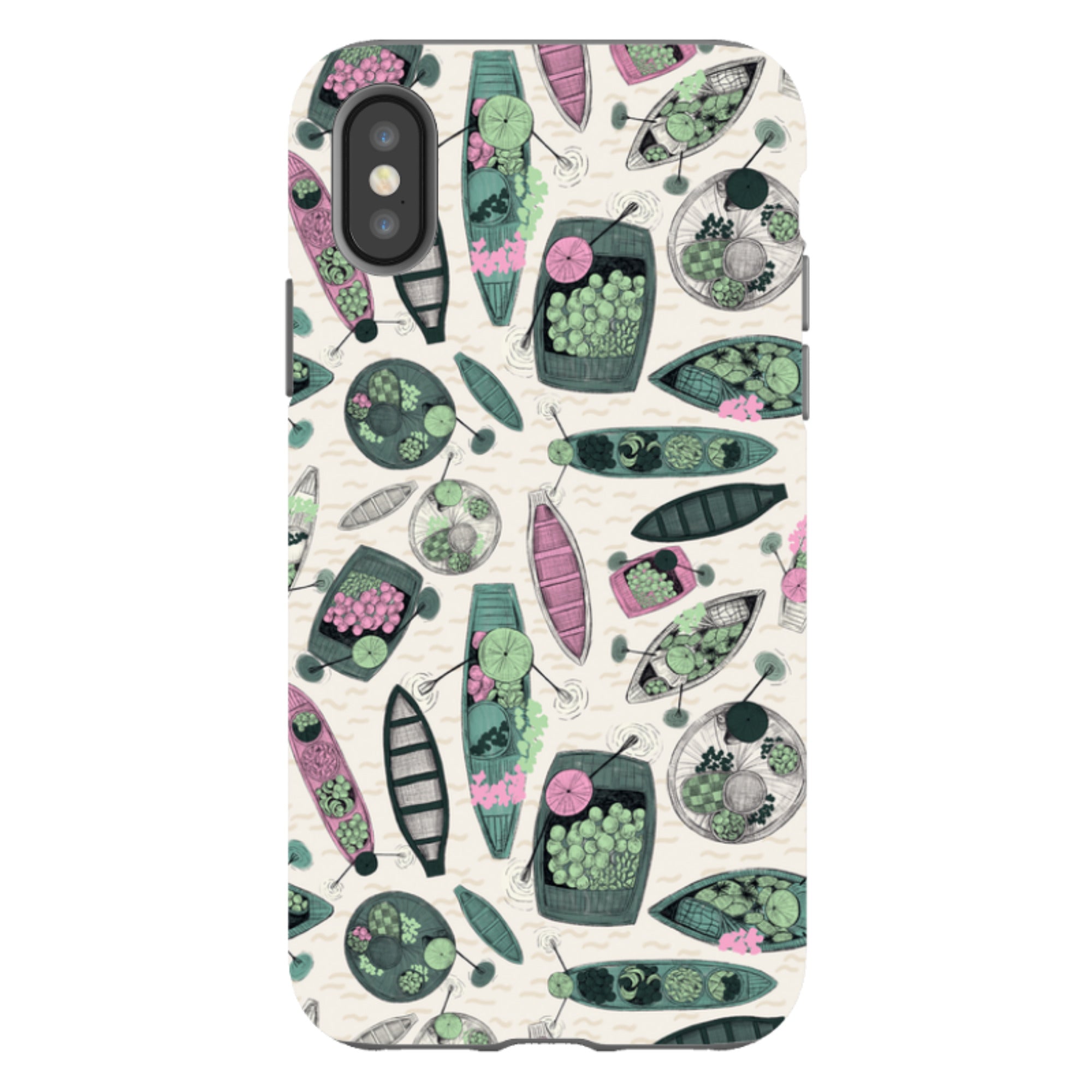 iPhone Tough Case - Floating Markets B By Jade Mosinski