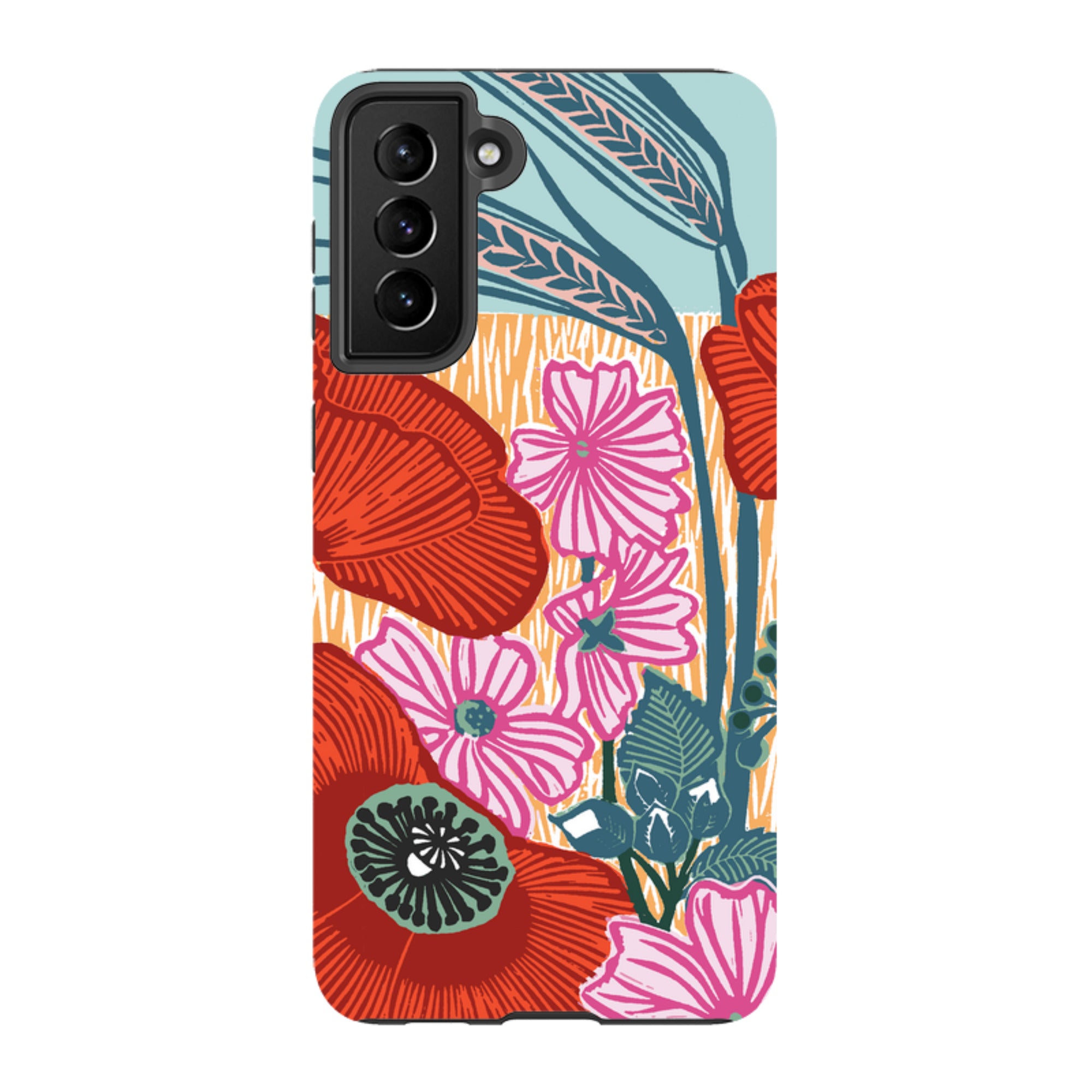 Samsung Tough Case - Wild Poppies By Kate Heiss