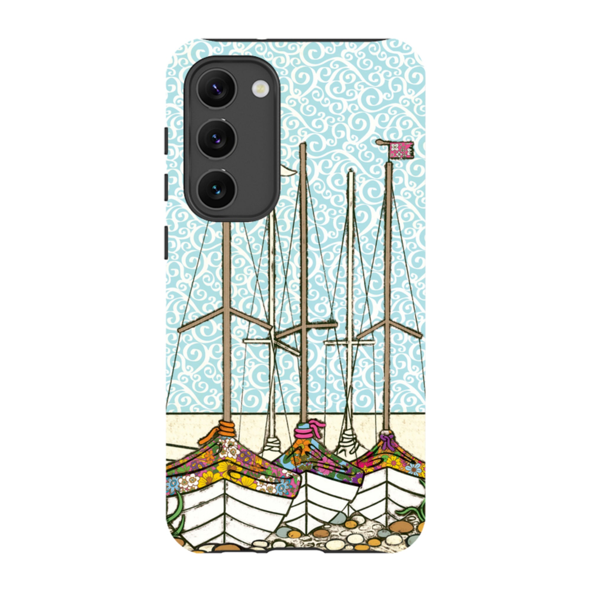Samsung Tough Case - Boats At Rest By Amelia Bowman