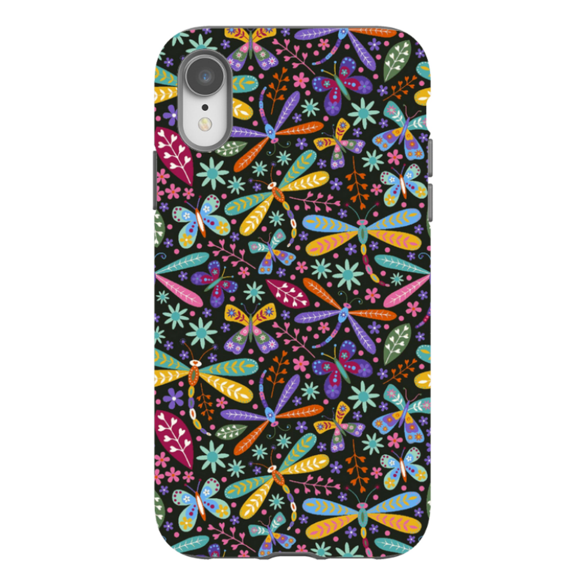 iPhone Tough Case - Dragonflies Multi By Suzy Taylor