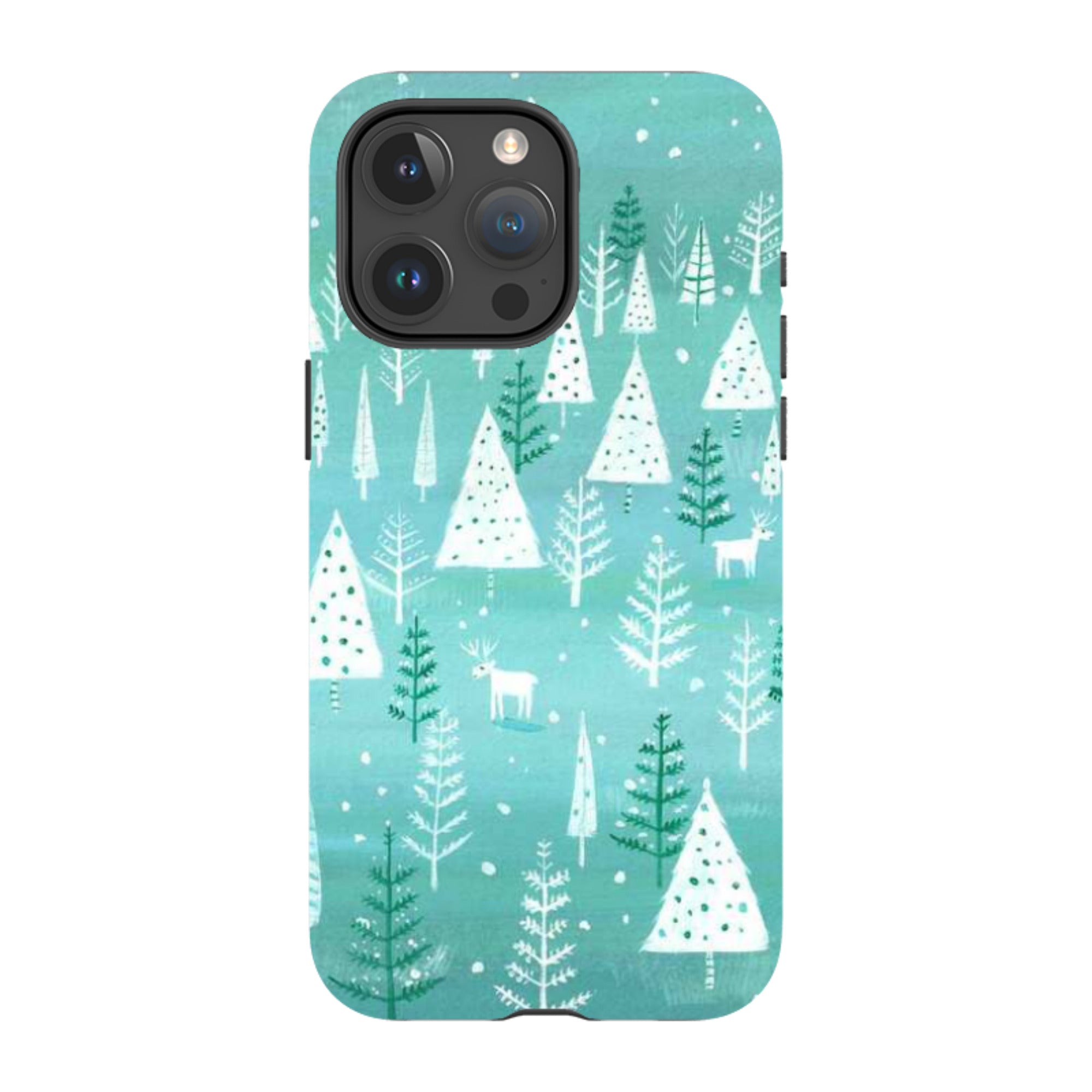 iPhone Tough Case - Teal Tundra By Mary Stubberfield