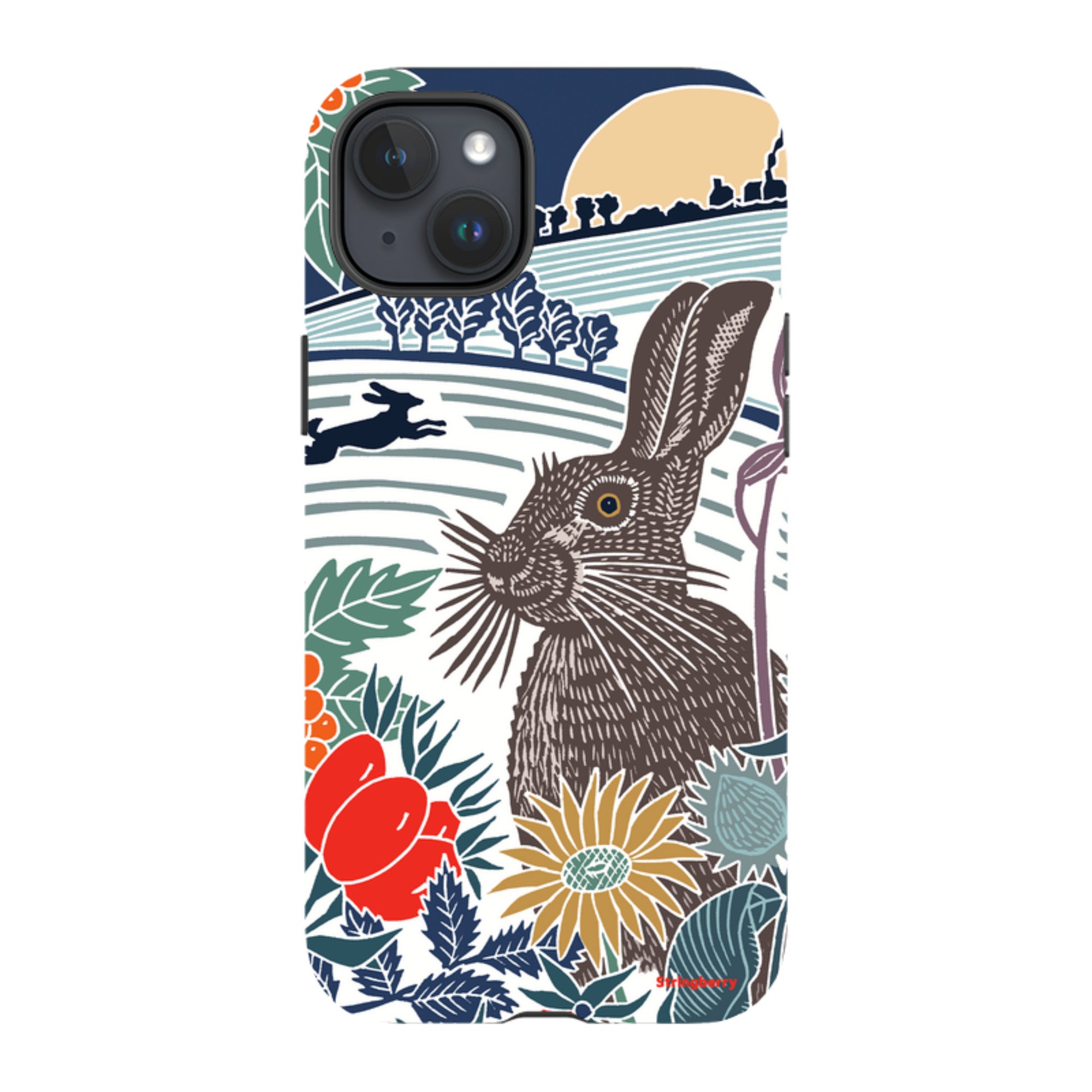 iPhone Tough Case - Winter Hare By Kate Heiss