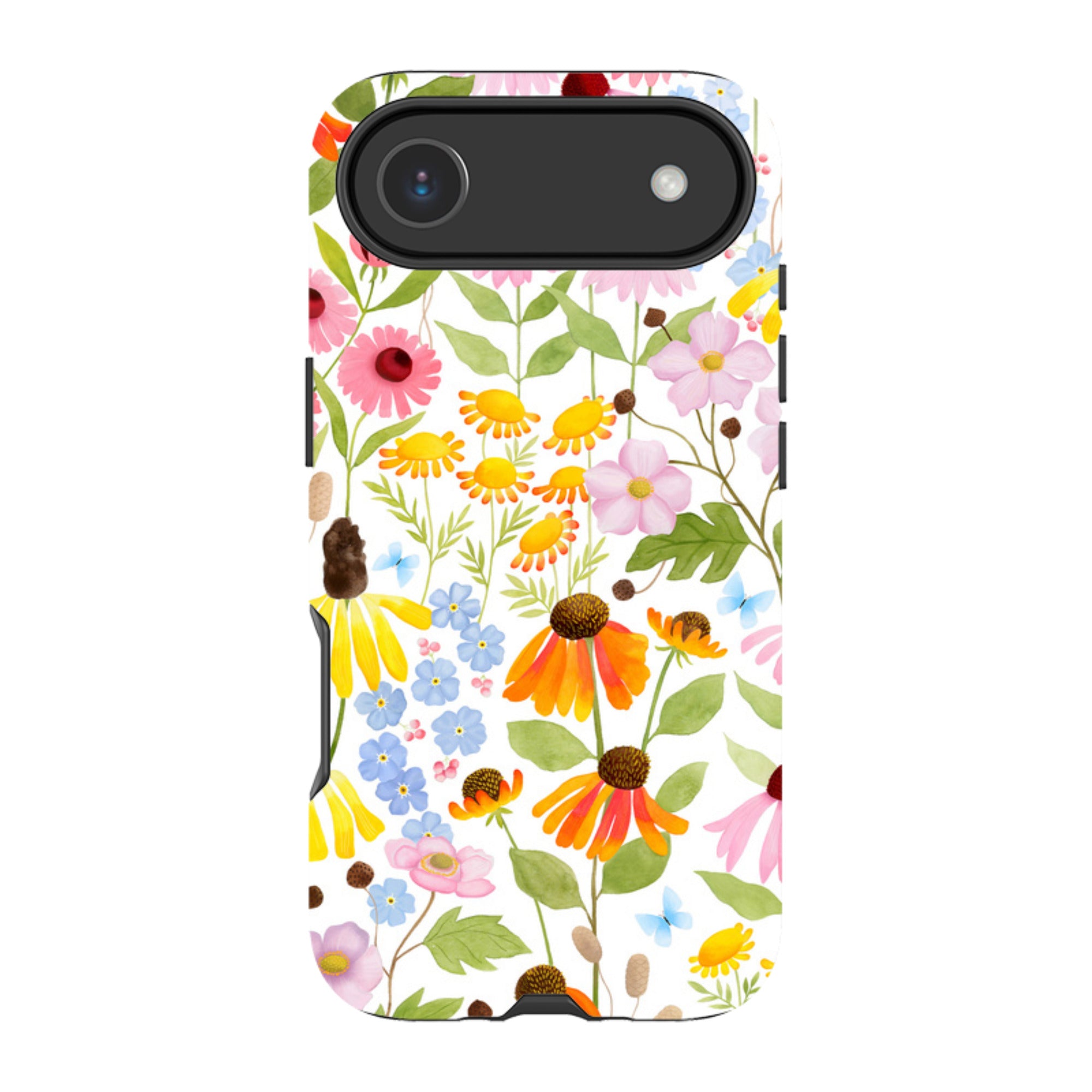iPhone Tough Case - Wildflower Pattern By Bex Parkin