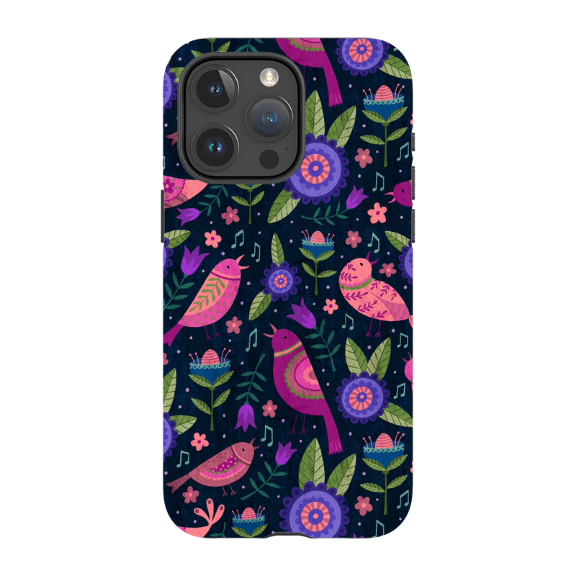 iPhone Tough Case - Bird Pattern VI By Suzy Taylor