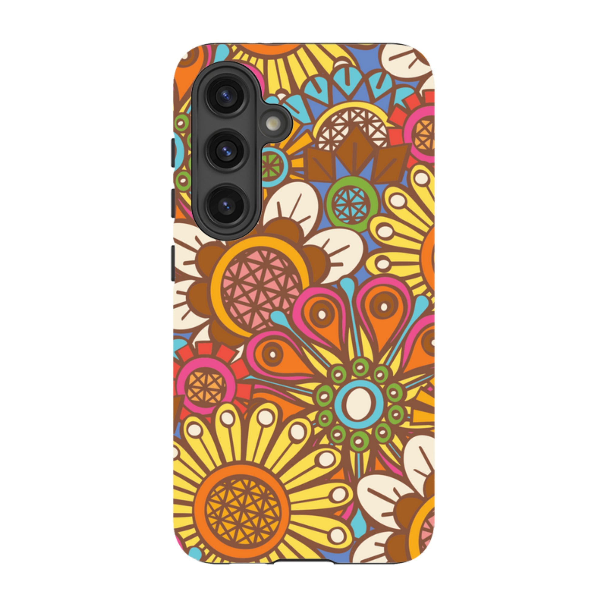 Samsung Tough Case - Retro Posy Brights By Amelia Bowman
