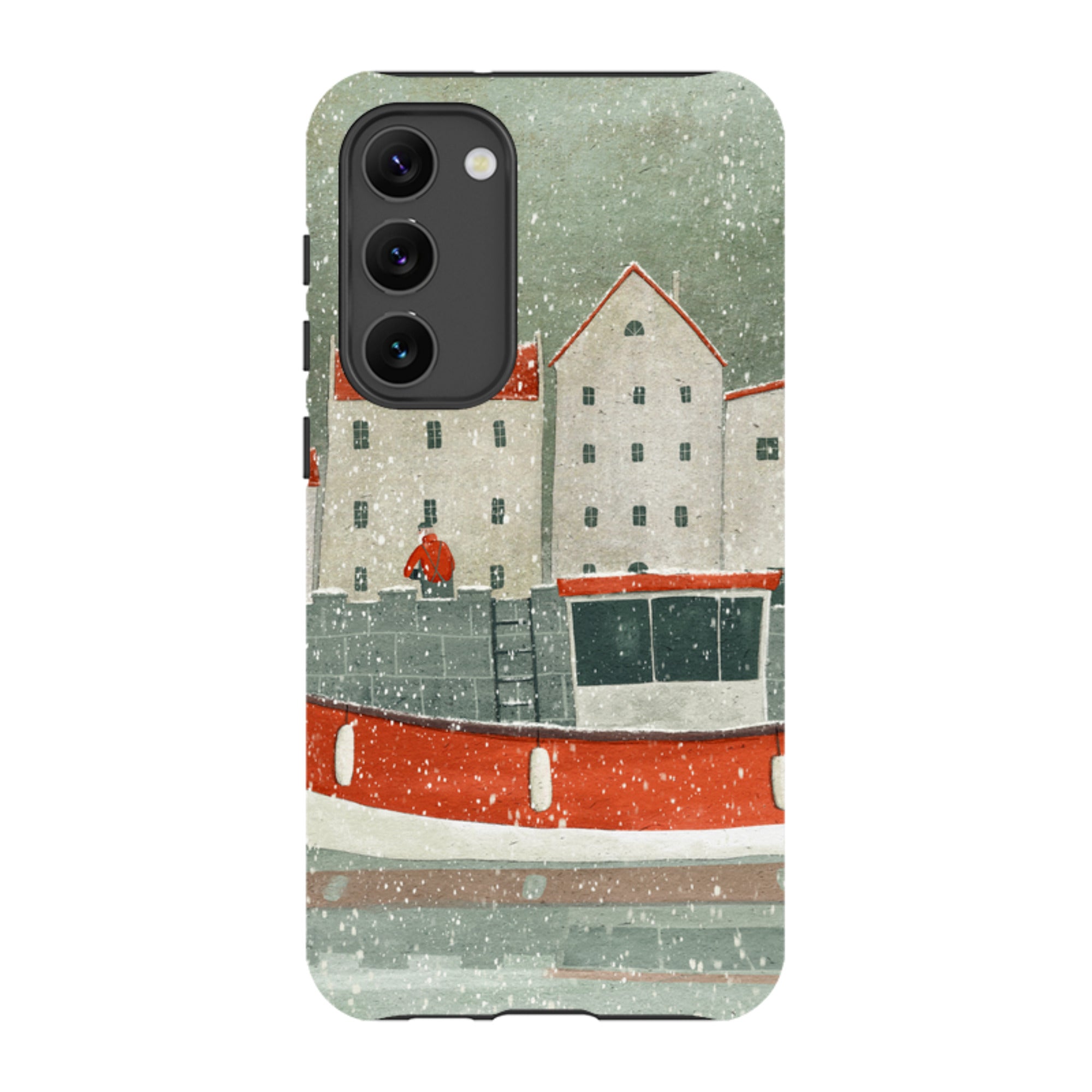 Samsung Tough Case - Christmas Harbour By Maja Lindberg
