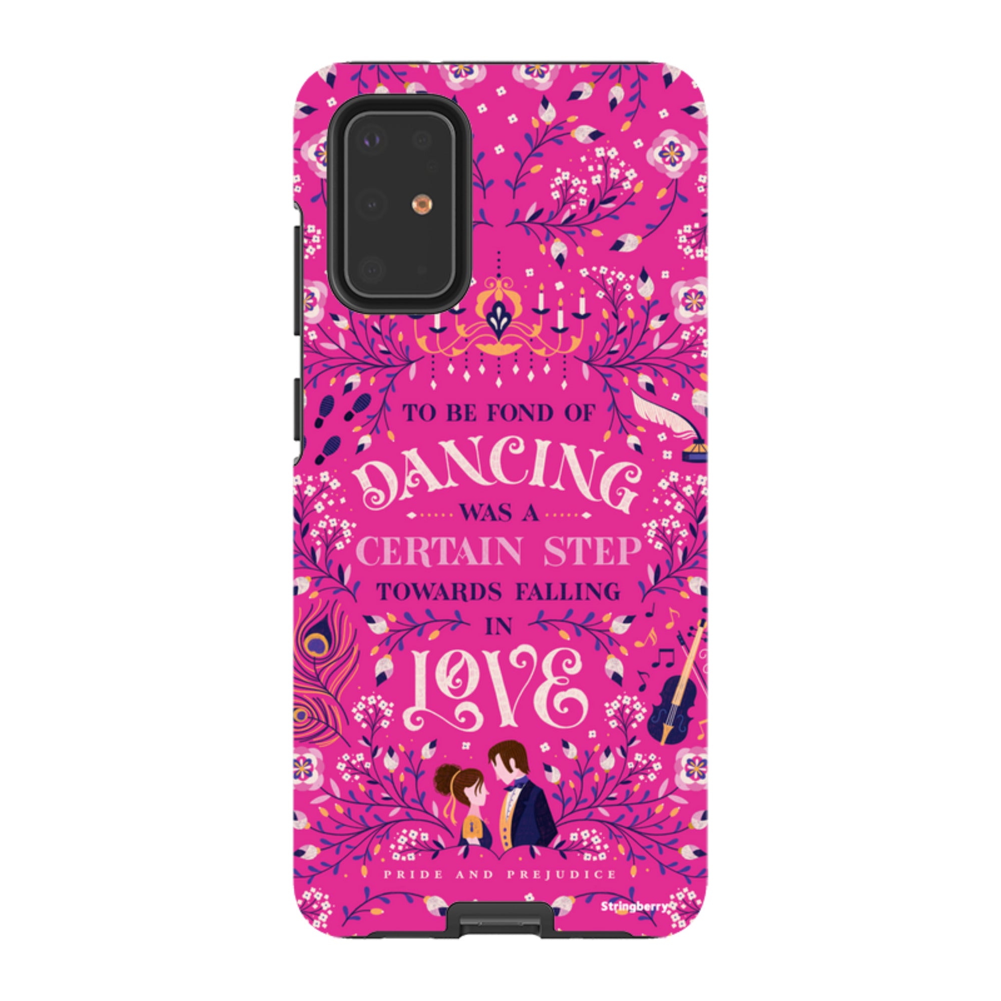 Samsung Tough Case - Pride And Prejudice Pink By Jenny Zemanek