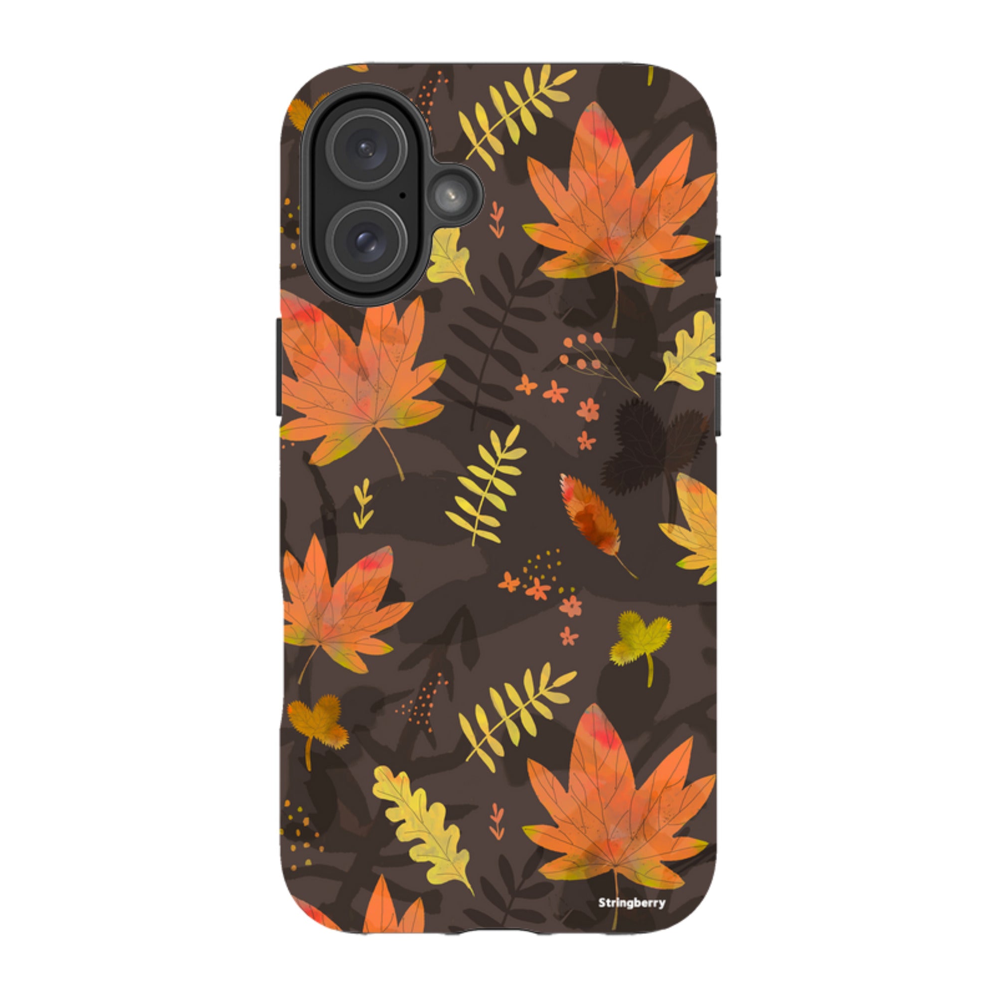 iPhone Tough Case - Autumn Leaves Yellow