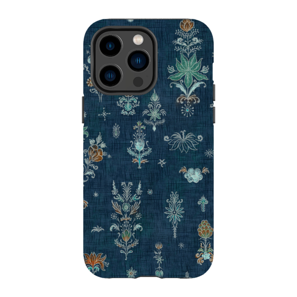 iPhone Tough Case - Jewel Spirit - Navy Rust By Katherine Quinn