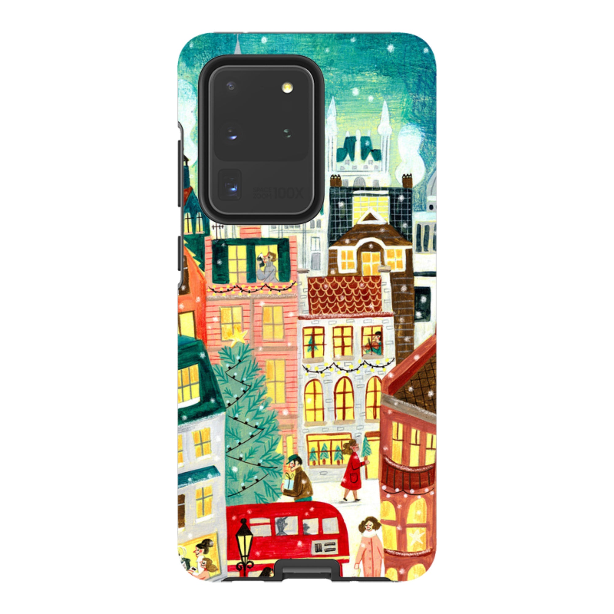 Samsung Tough Case - Xmas In London By Caroline Bonne Muller