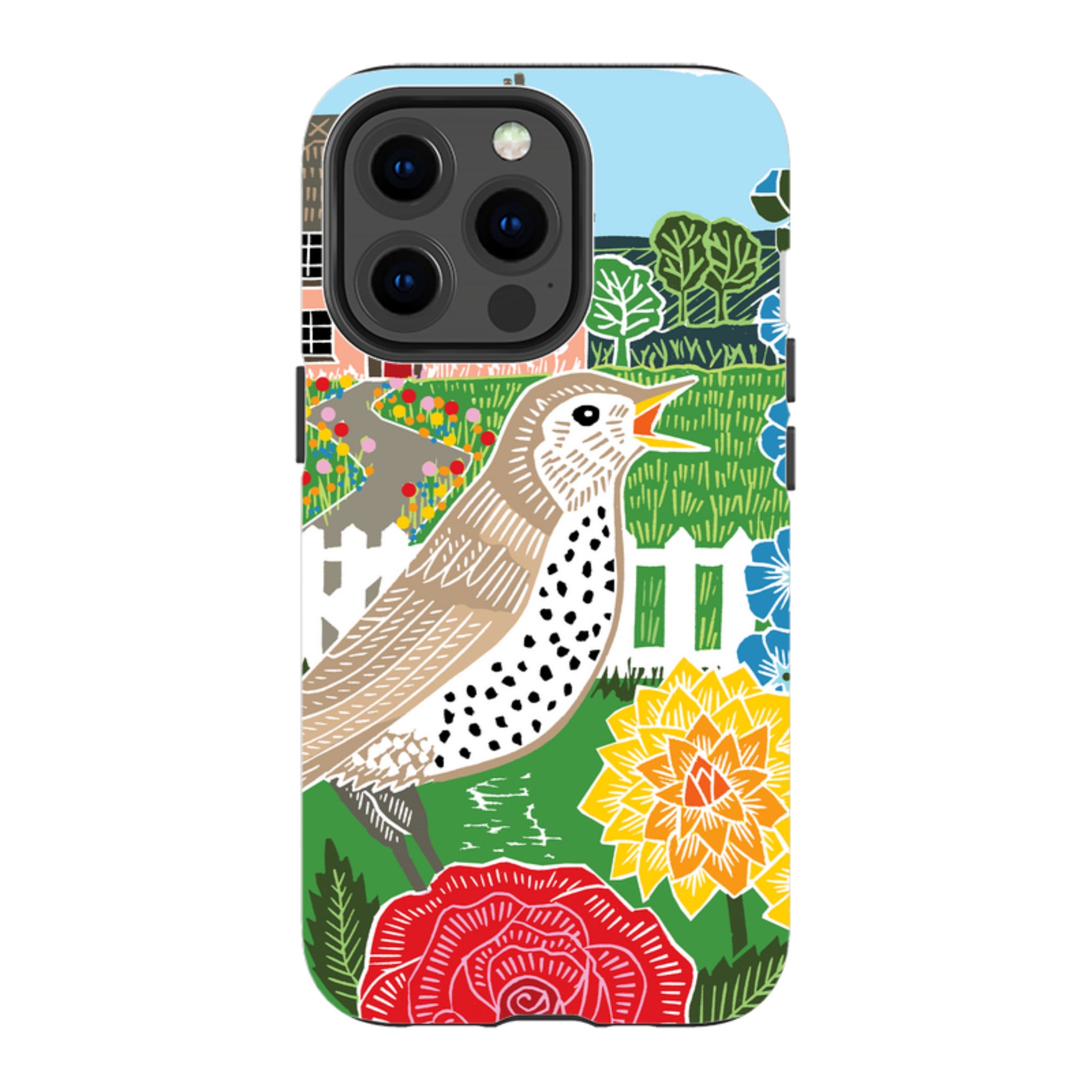 iPhone Tough Case - Cottage Garden By Kate Heiss