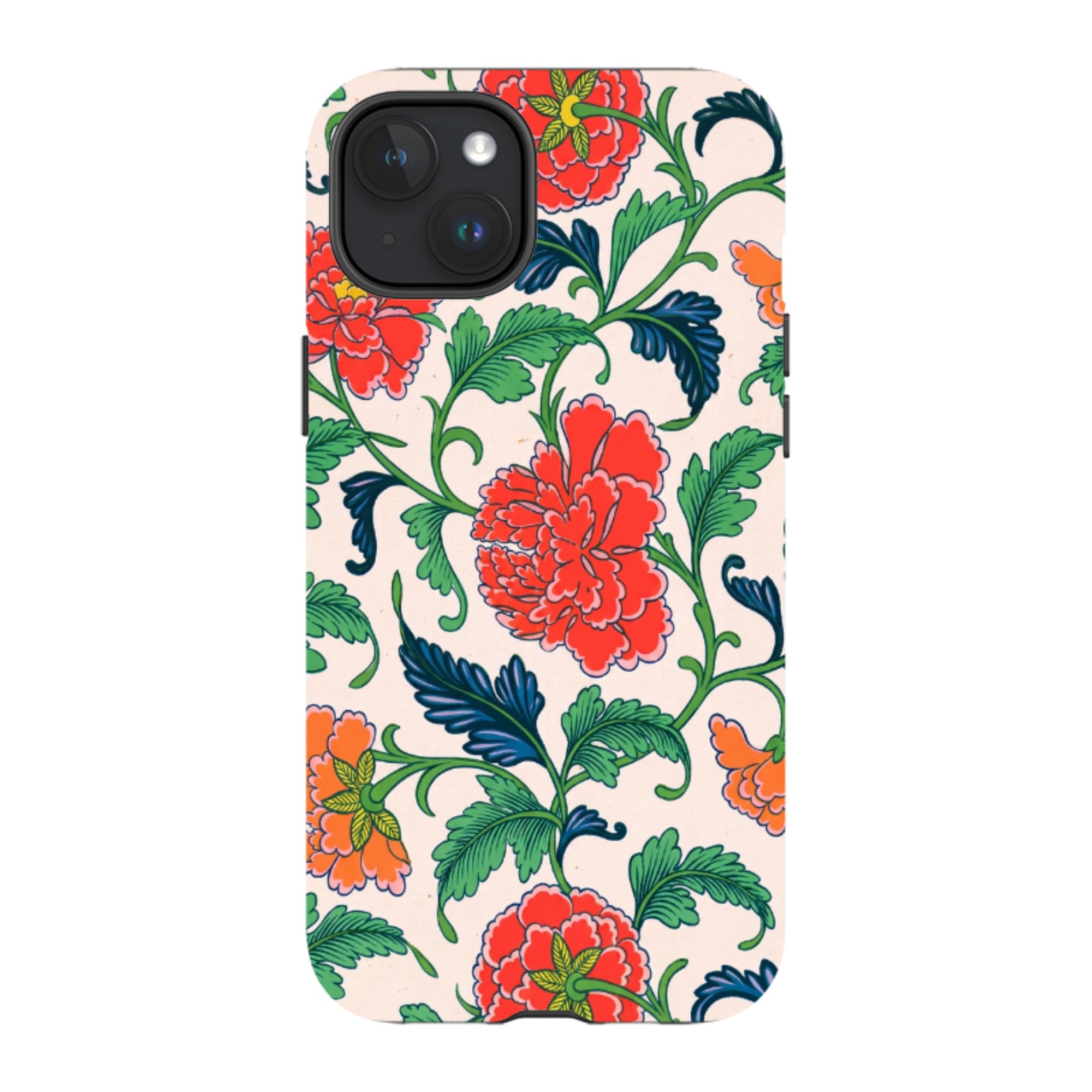 iPhone MagSafe Tough Case - Vintage Peony Floral