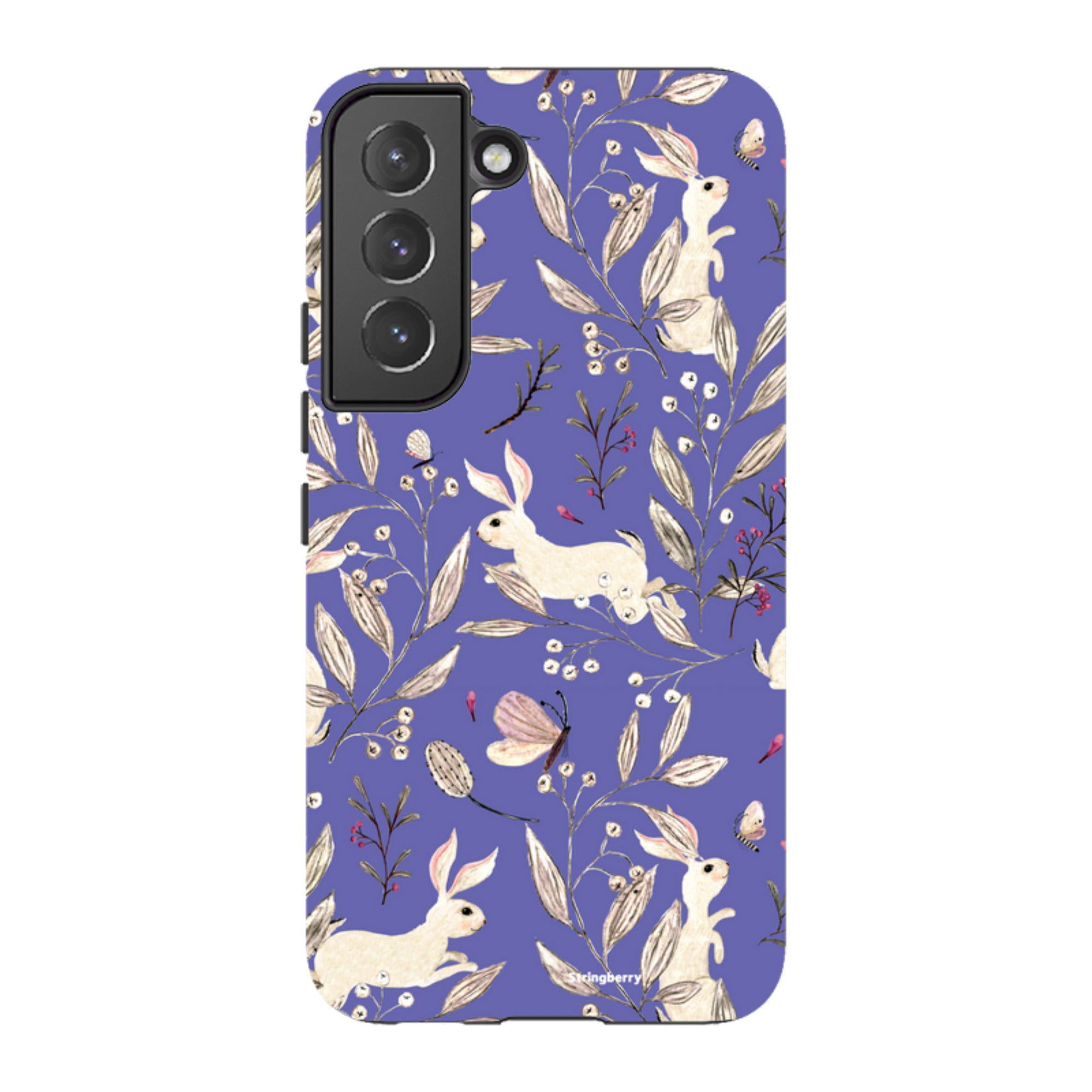 Samsung Tough Case - Bunnies Periwinkle By Katherine Quinn