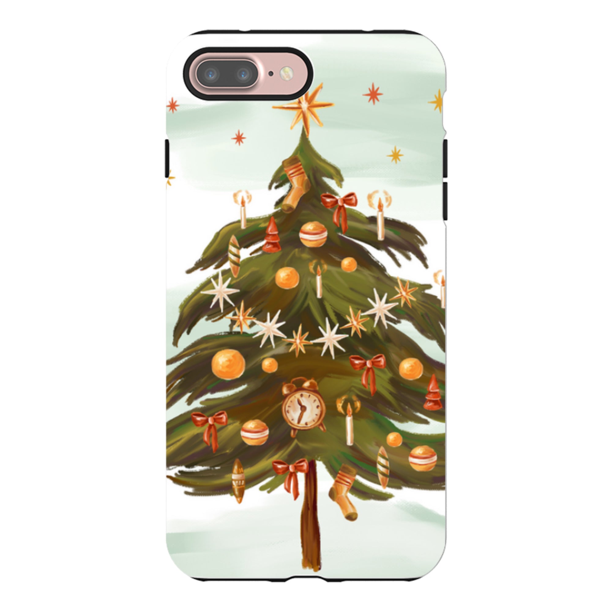 iPhone Tough Case - Outdoor Xmas Tree