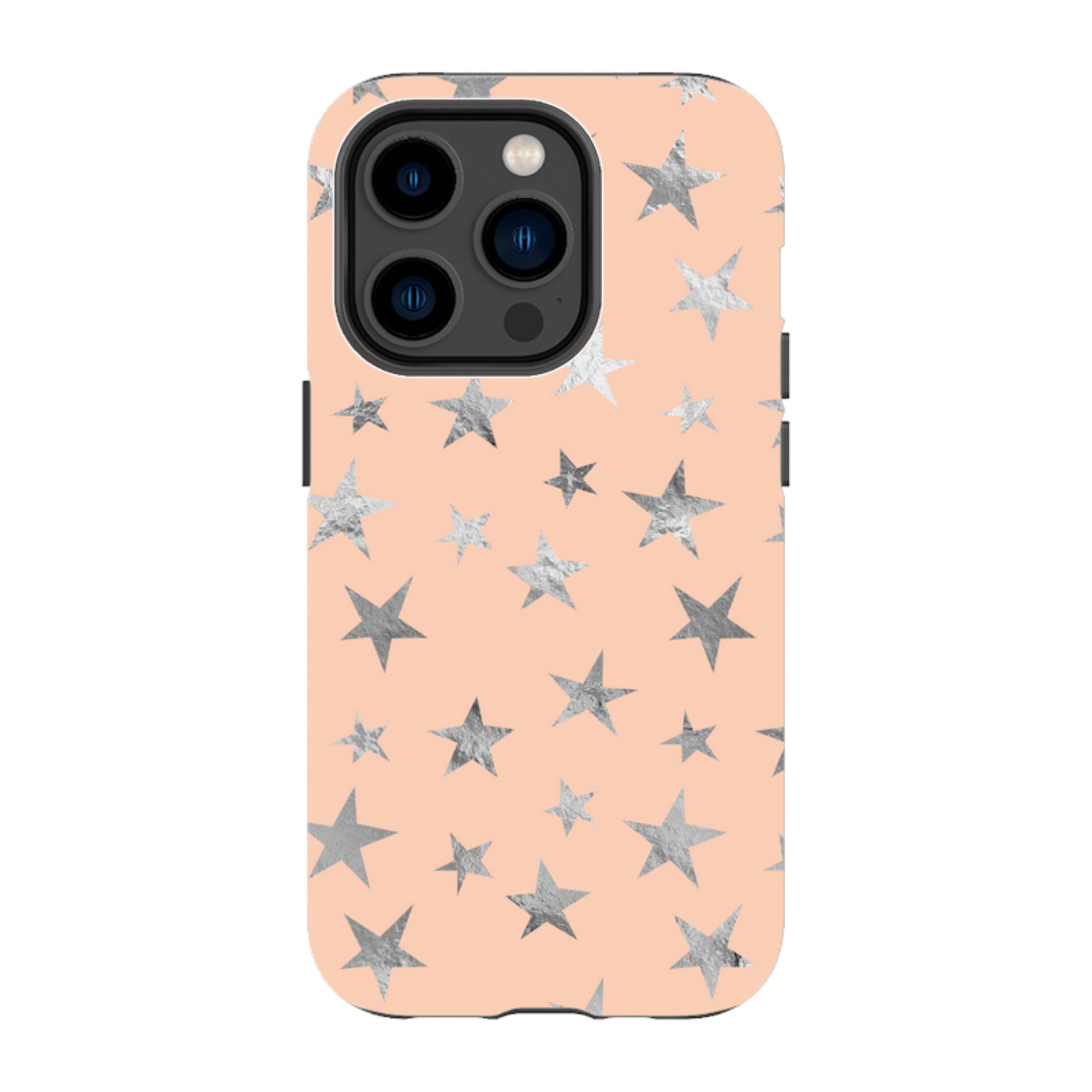 iPhone Tough Case - Pale and Silver Stars