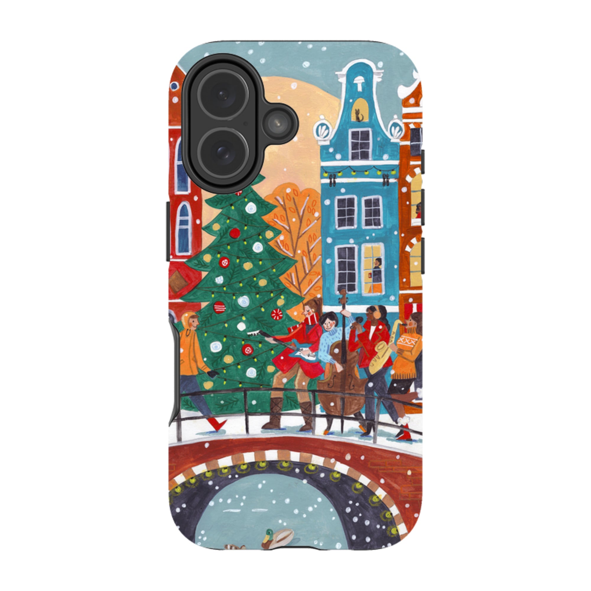 iPhone MagSafe Tough Case - Christmas Music Amsterdam By Caroline Bonne Muller